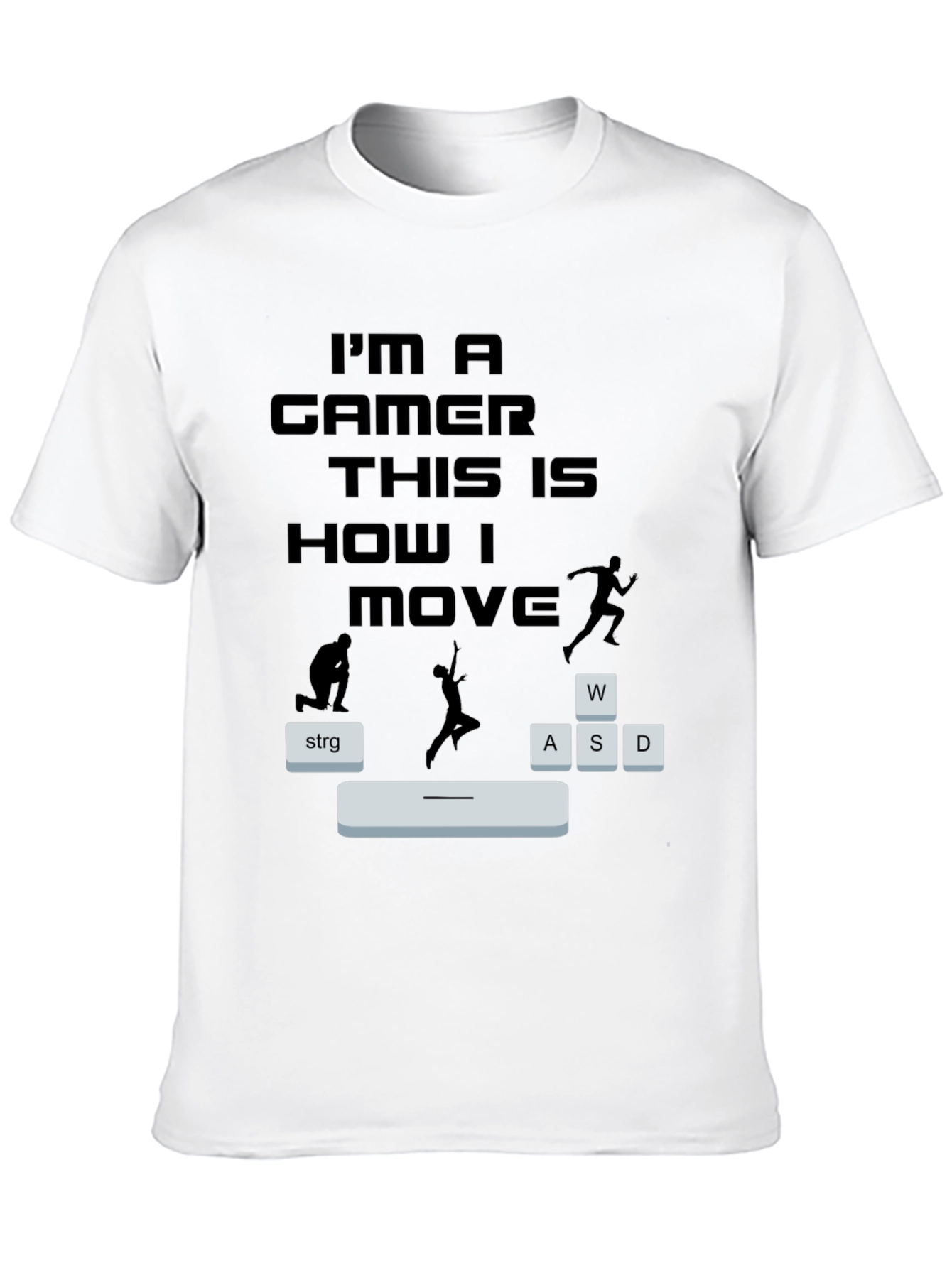 Gamer Move T-Shirt: Keyboard Controls Tee