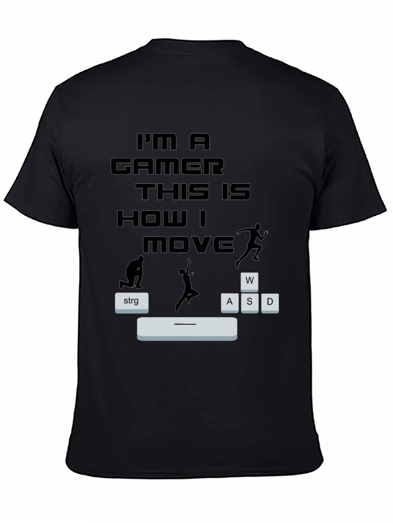 Gamer Move T-Shirt: Keyboard Controls Tee