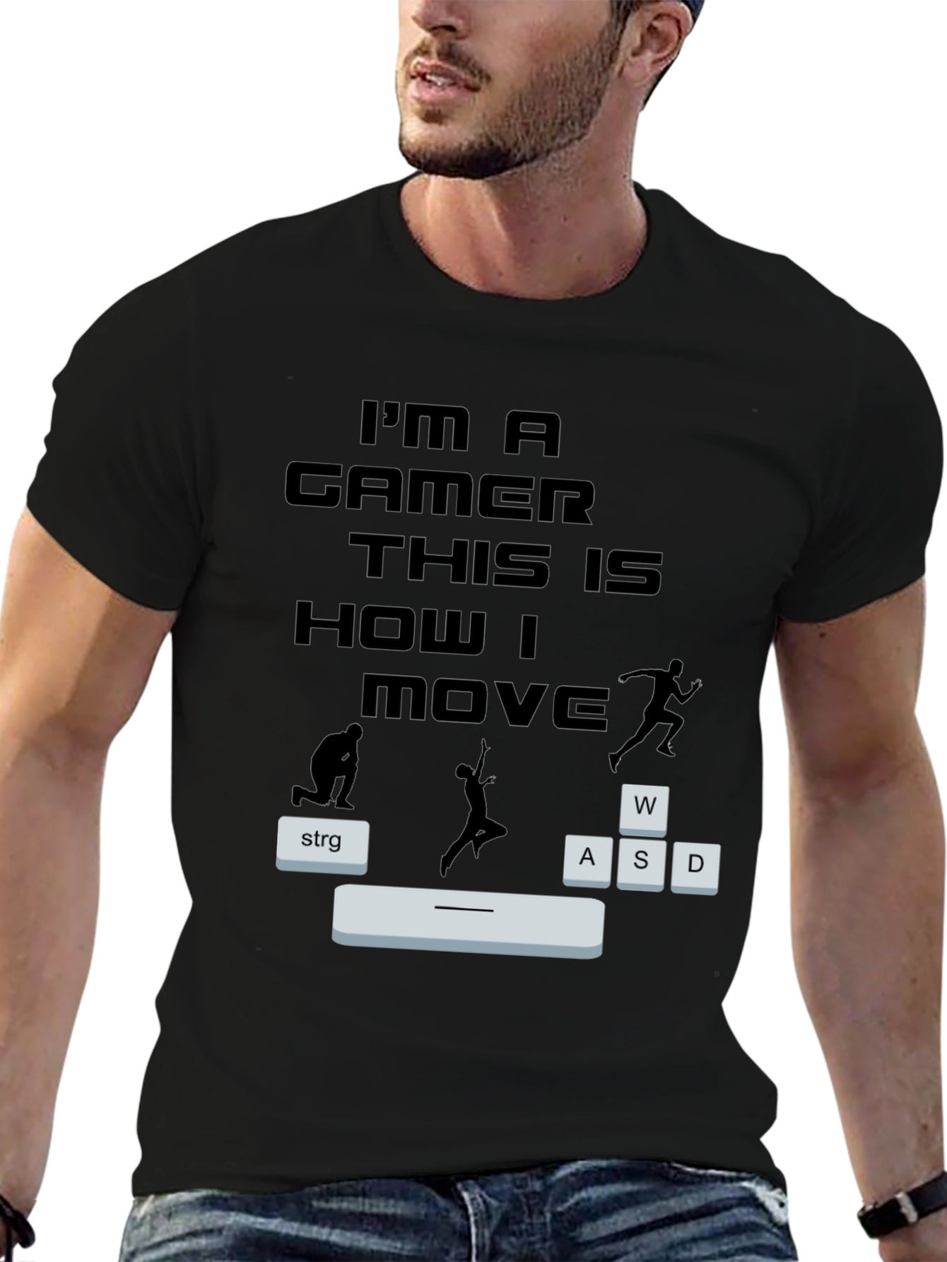 Gamer Move T-Shirt: Keyboard Controls Tee