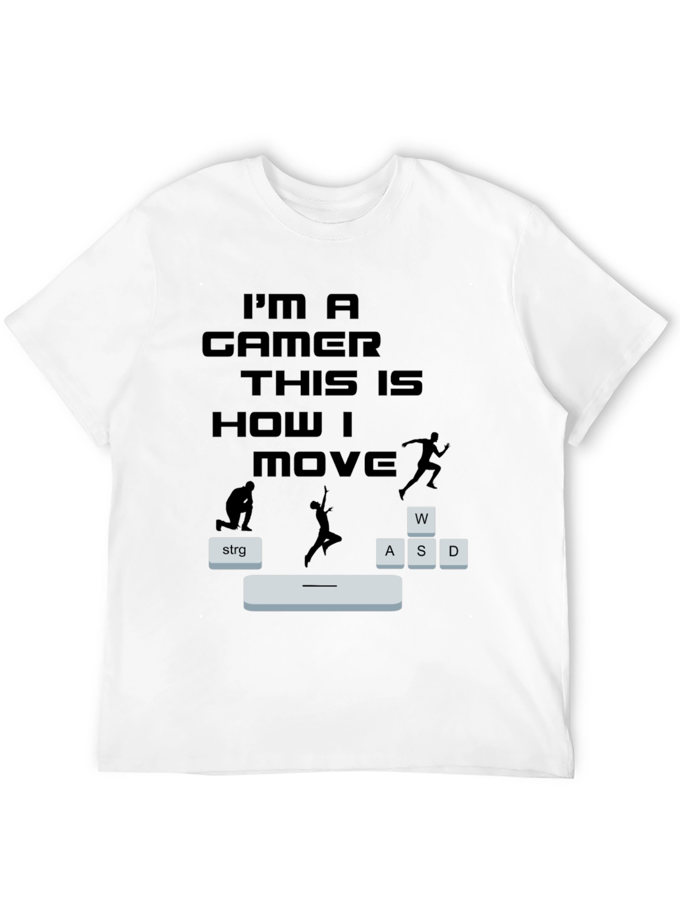 Gamer Move T-Shirt: Keyboard Controls Tee