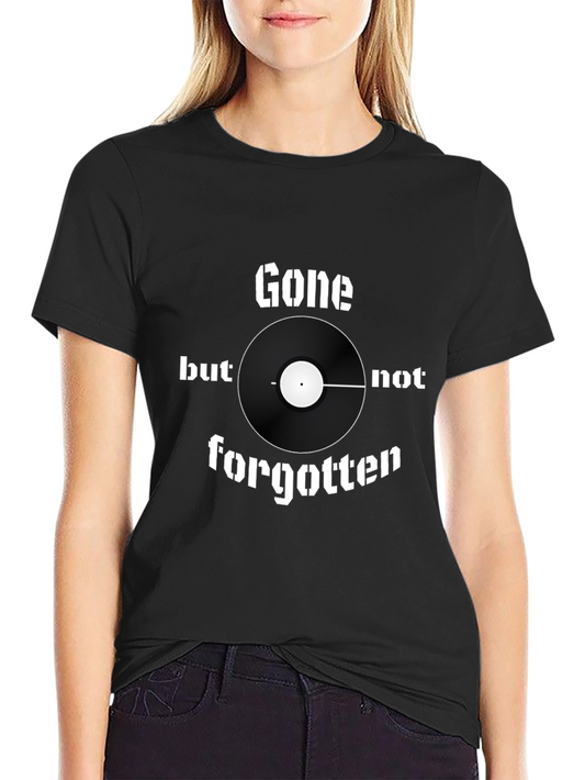 Gone But Not Forgotten Graphic T-Shirt - Black