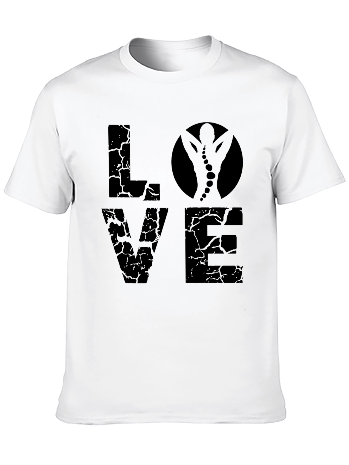 Chiropractor Love T-Shirt - Black Novelty Tee