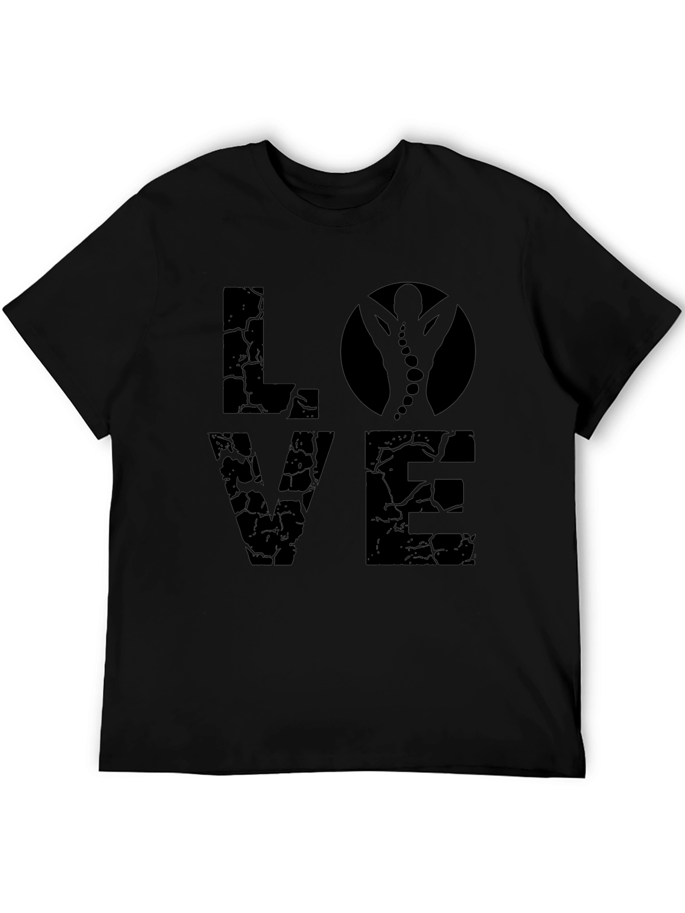 Chiropractor Love T-Shirt - Black Novelty Tee