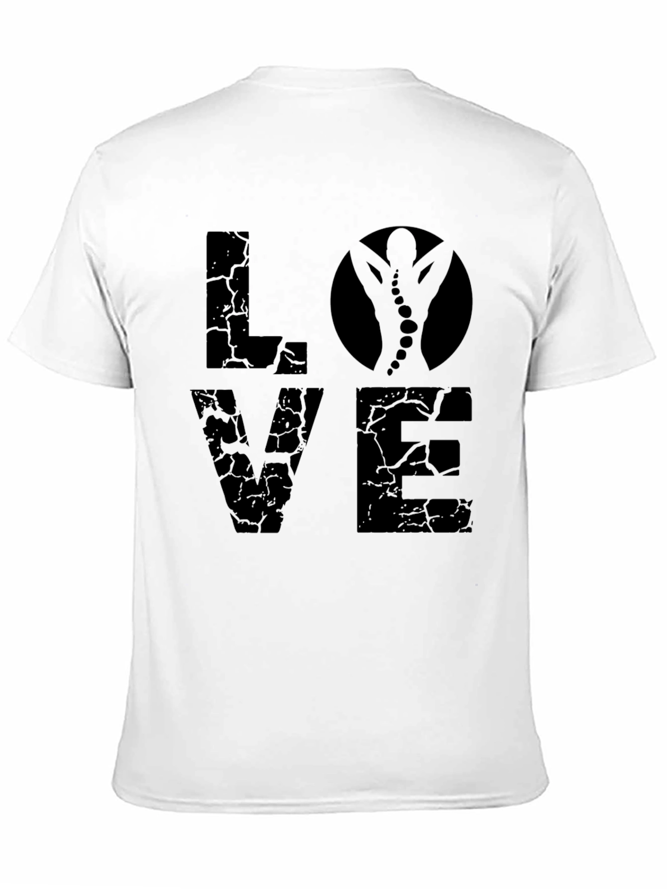 Chiropractor Love T-Shirt - Black Novelty Tee