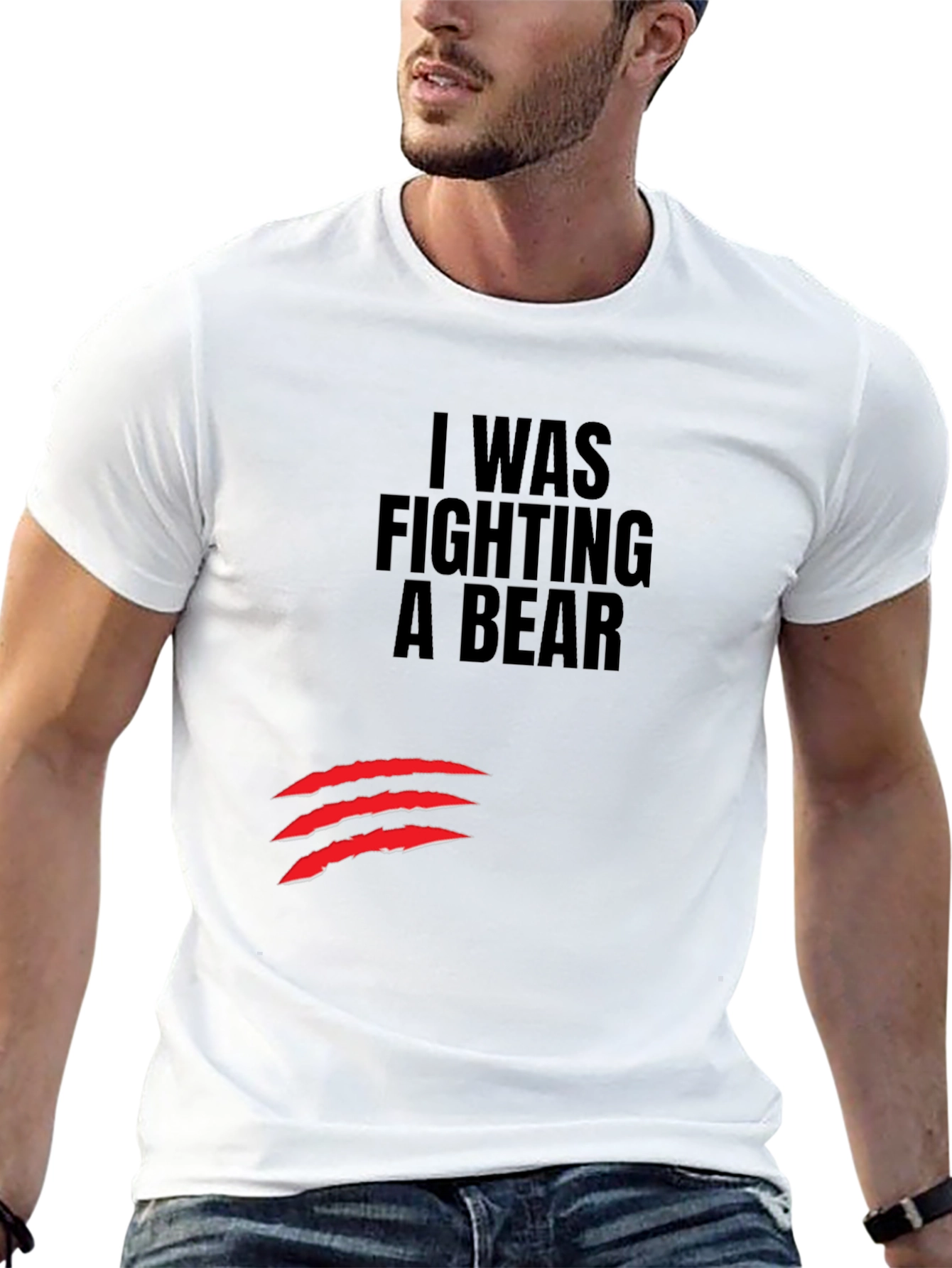 I Was Fighting a Bear T-Shirt