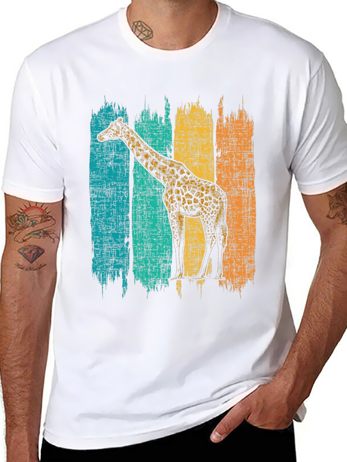 Retro Giraffe Tee