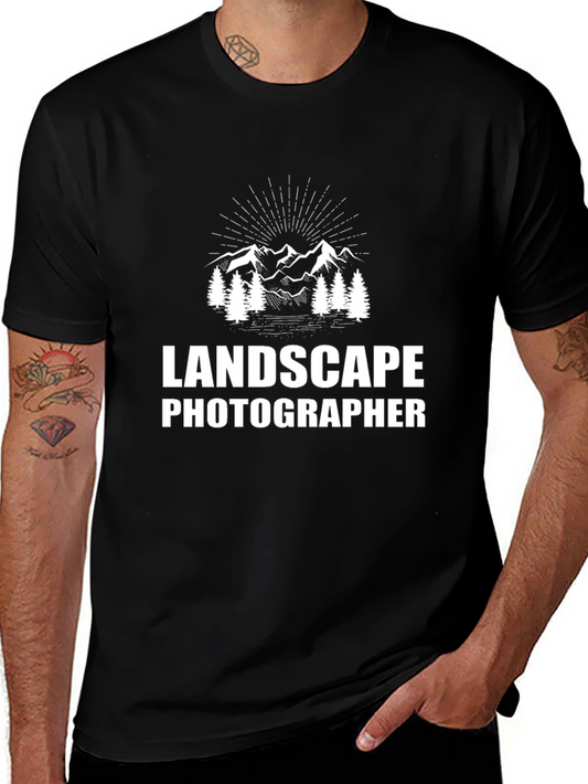 Landscape Photographer Graphic Tee - Nature Lover