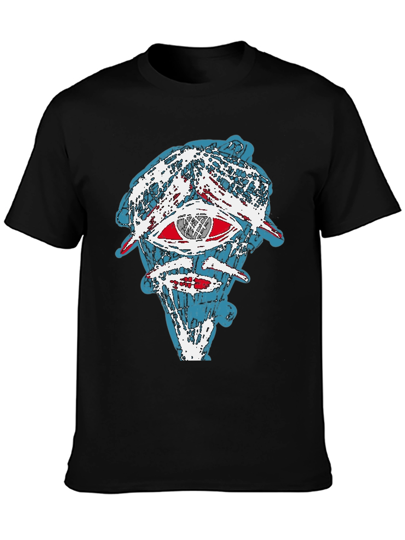 Abstract Graphic Print Tee