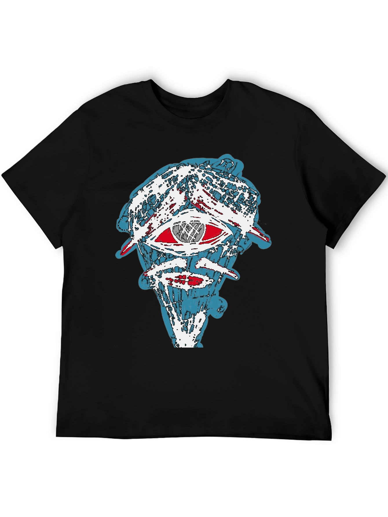 Abstract Graphic Print Tee