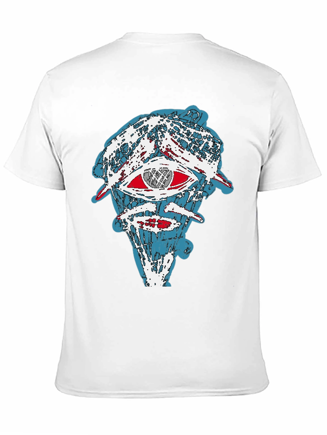 Abstract Graphic Print Tee