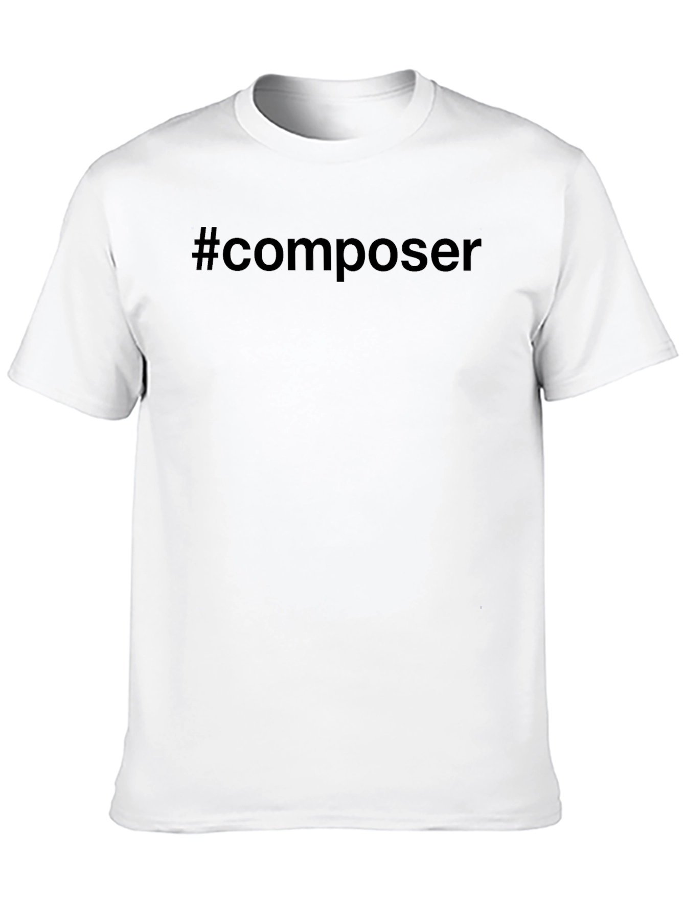 #composer T-Shirt - Classic Black Cotton Tee