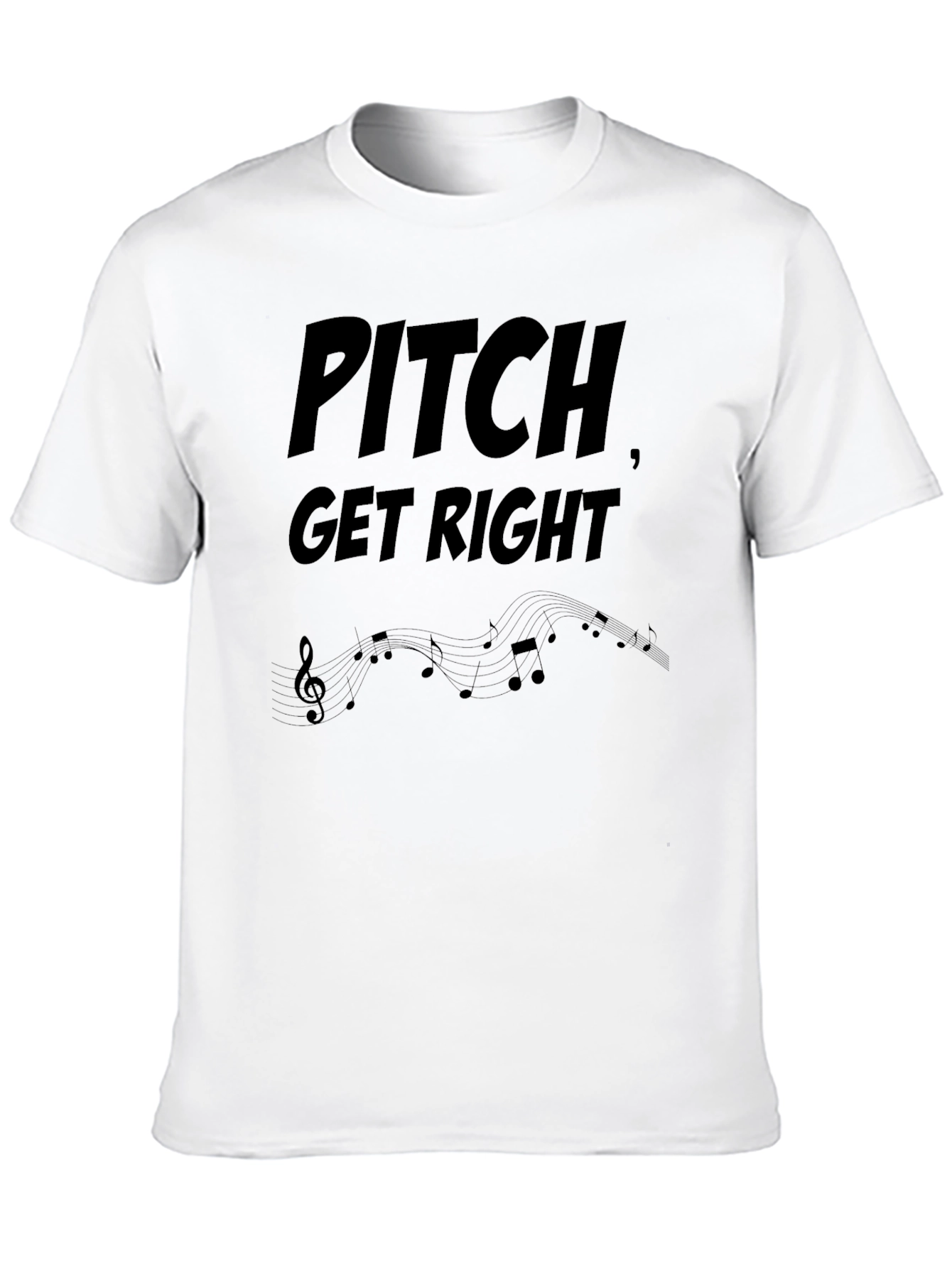 Pitch Get Right Music T-Shirt