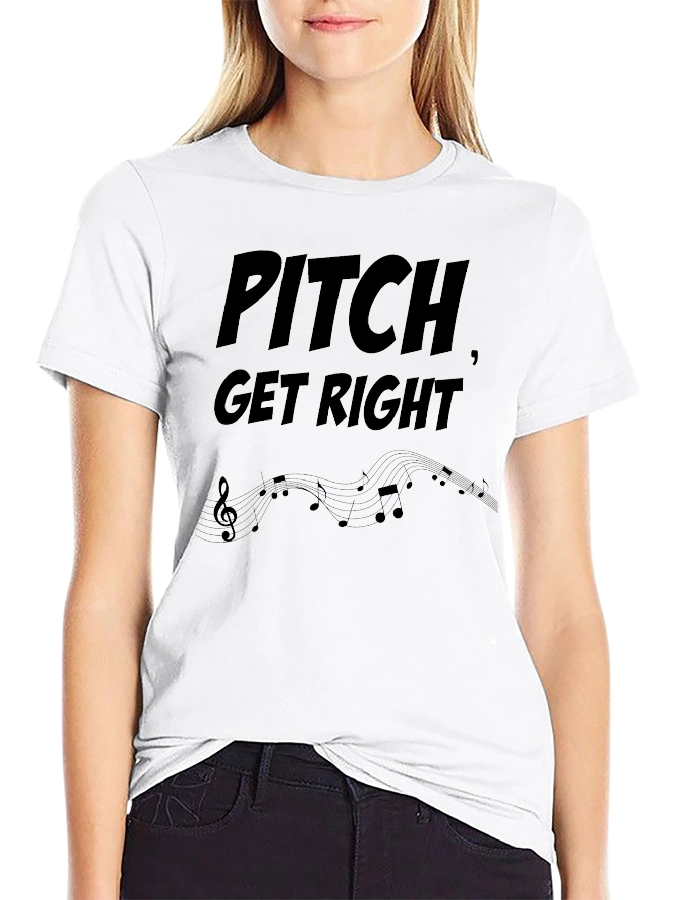 Pitch Get Right Music T-Shirt