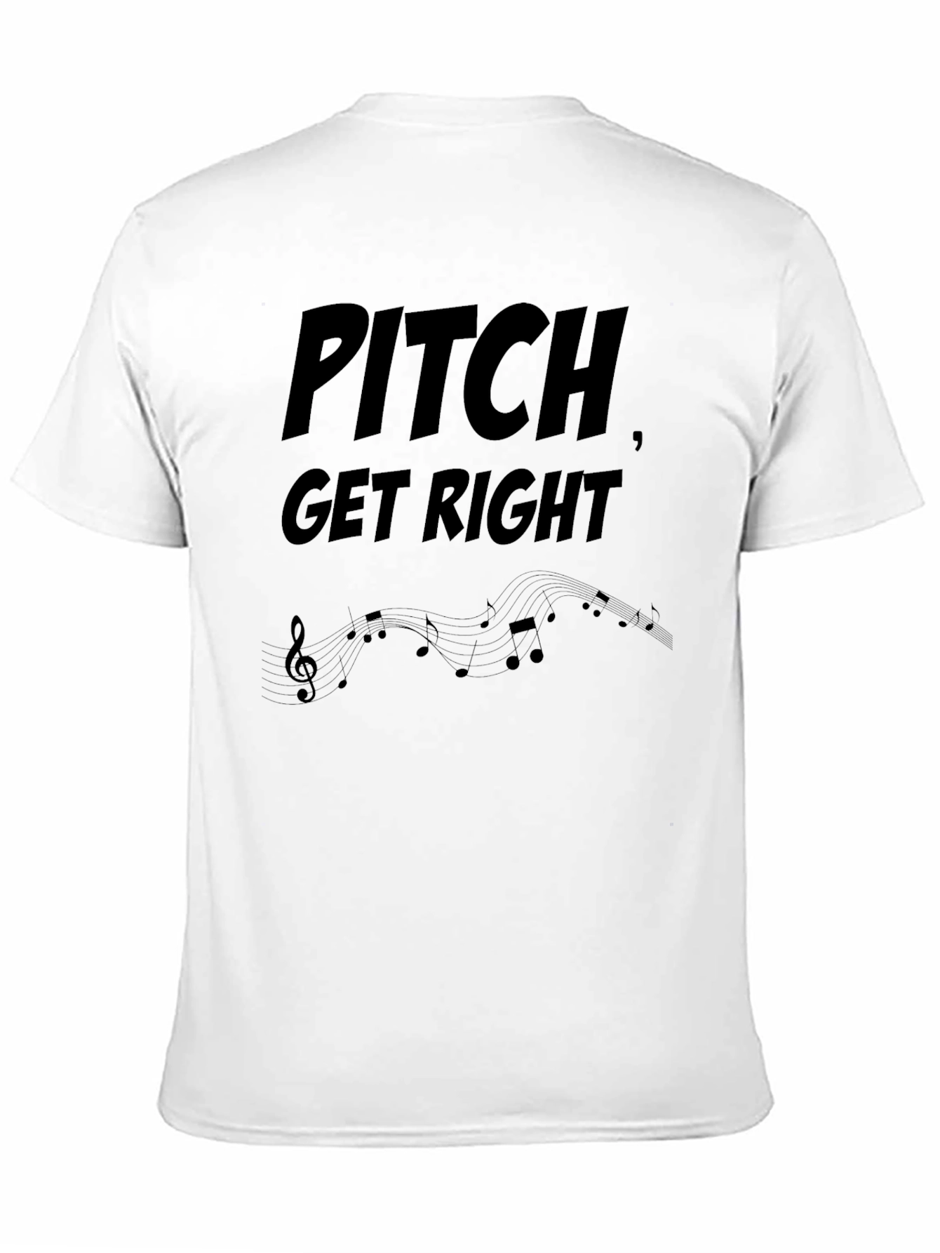 Pitch Get Right Music T-Shirt
