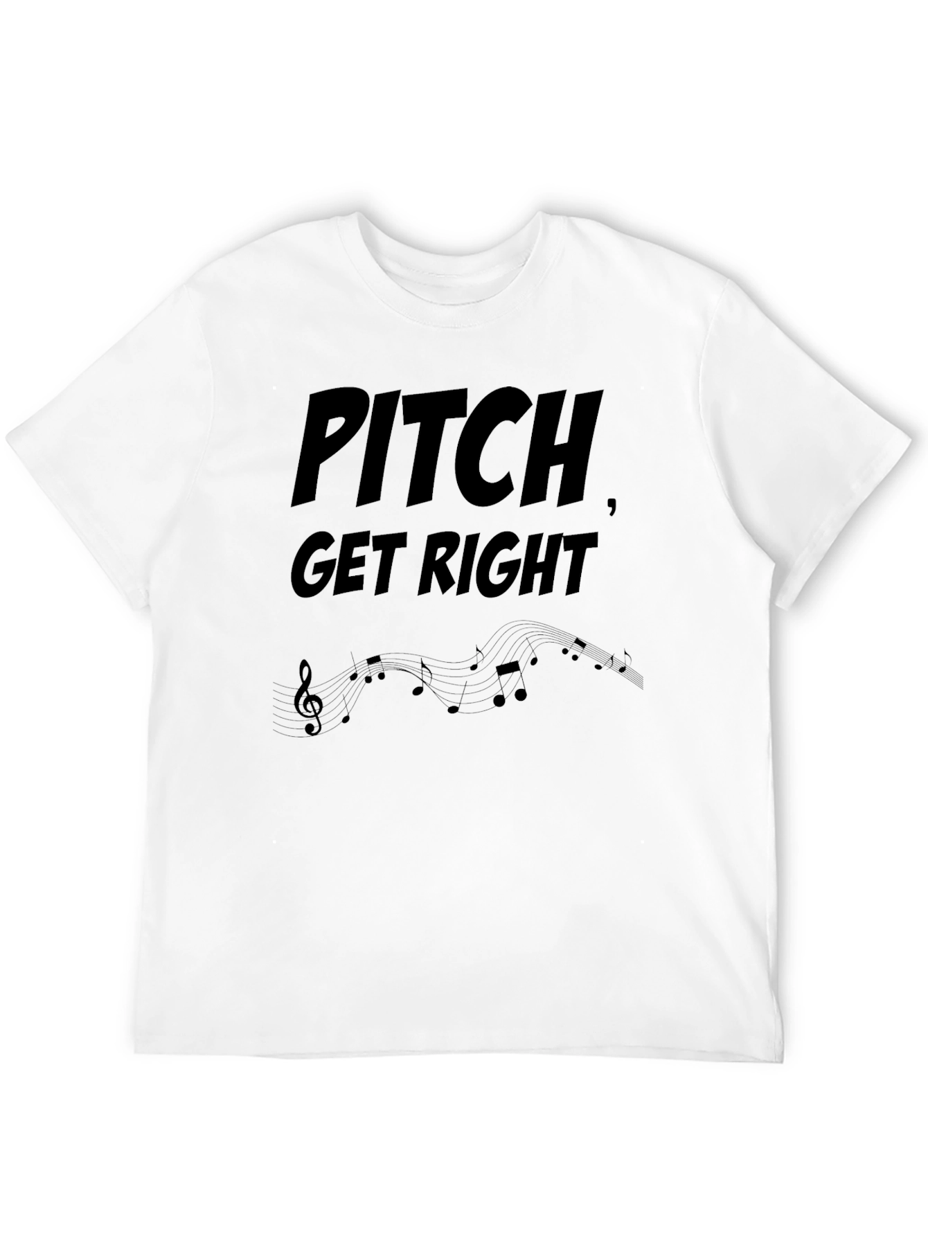 Pitch Get Right Music T-Shirt