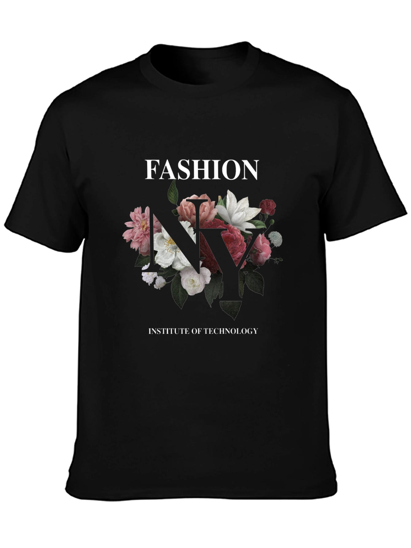 Floral NY Fashion Institute of Technology T-Shirt
