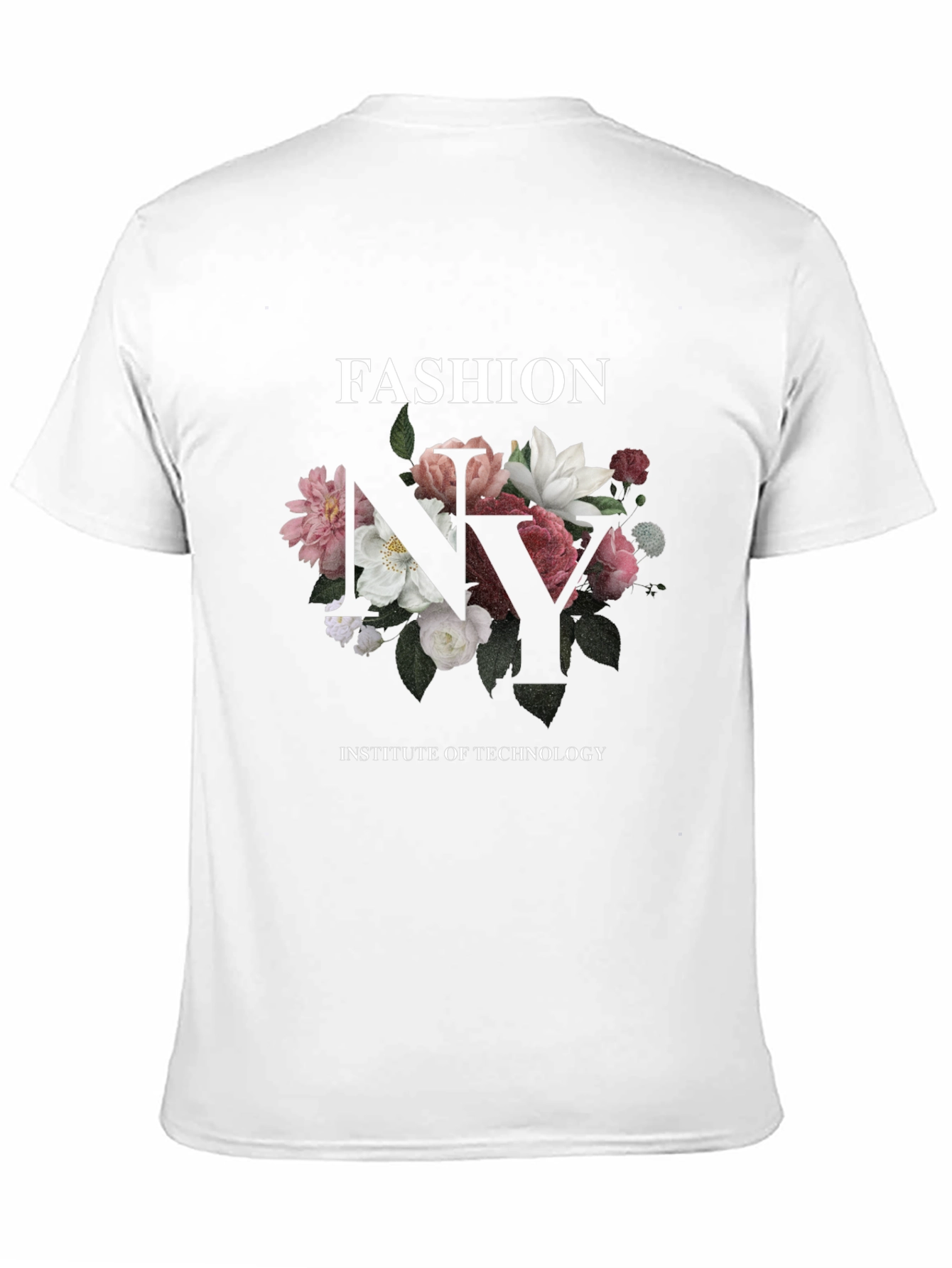Floral NY Fashion Institute of Technology T-Shirt