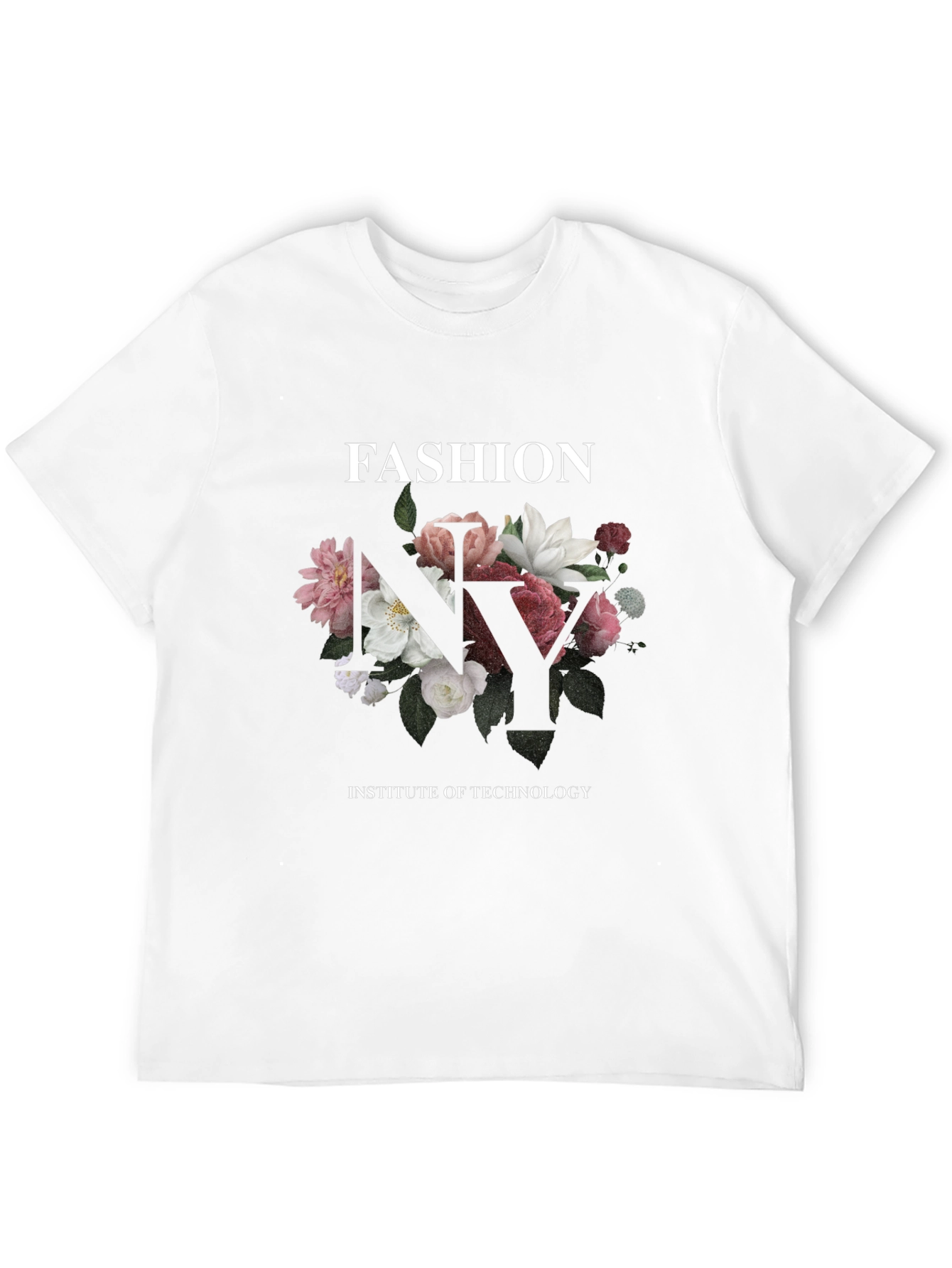 Floral NY Fashion Institute of Technology T-Shirt