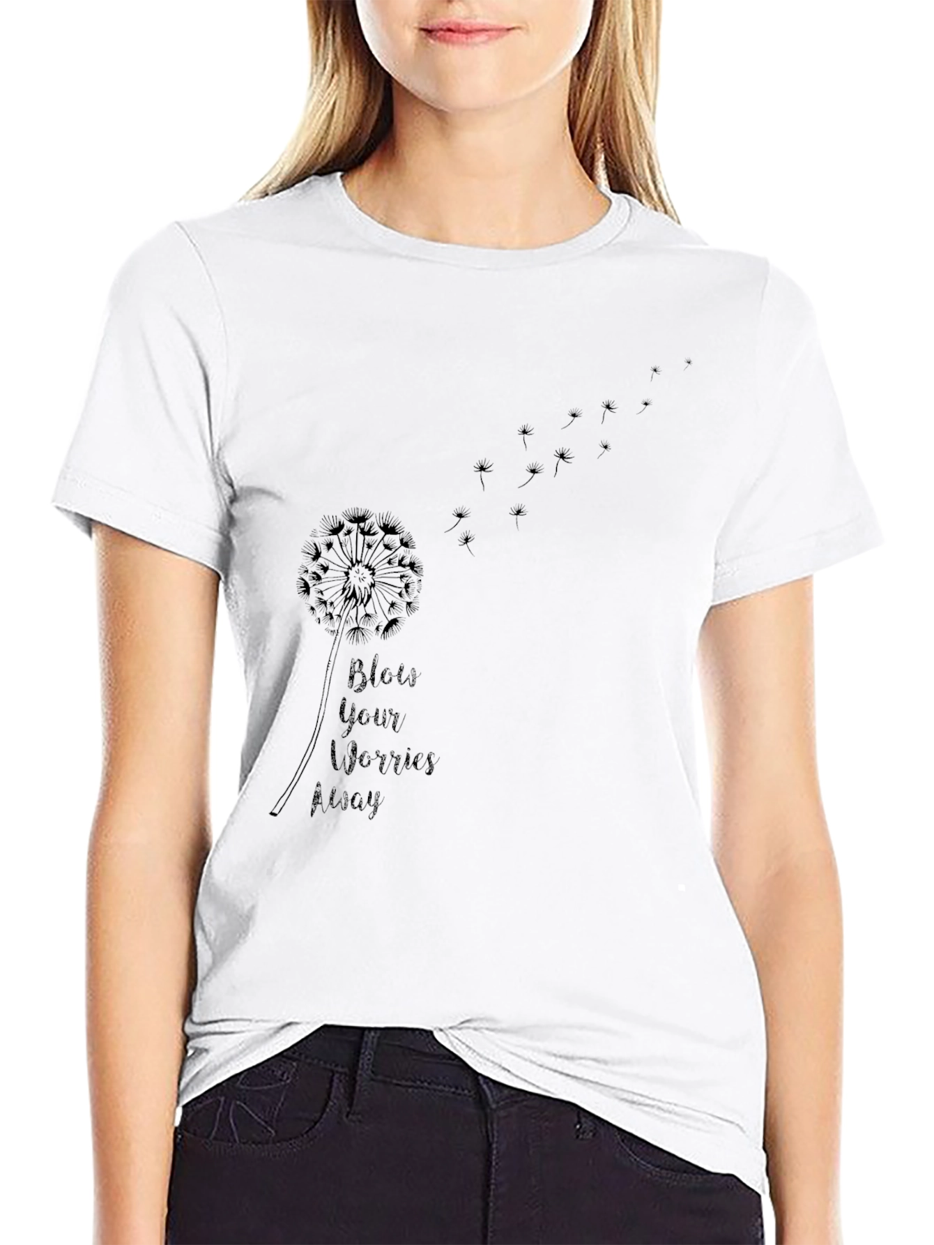Dandelion Worry-Free Graphic Tee