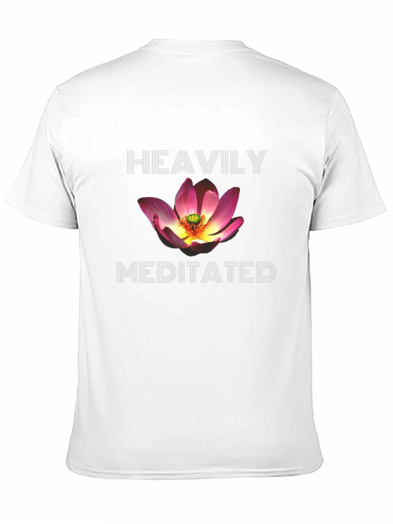 Heavily Meditated Lotus T-Shirt - Black