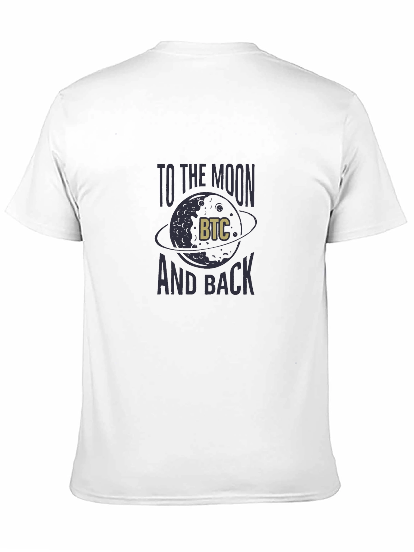 Bitcoin to the Moon Graphic T-Shirt