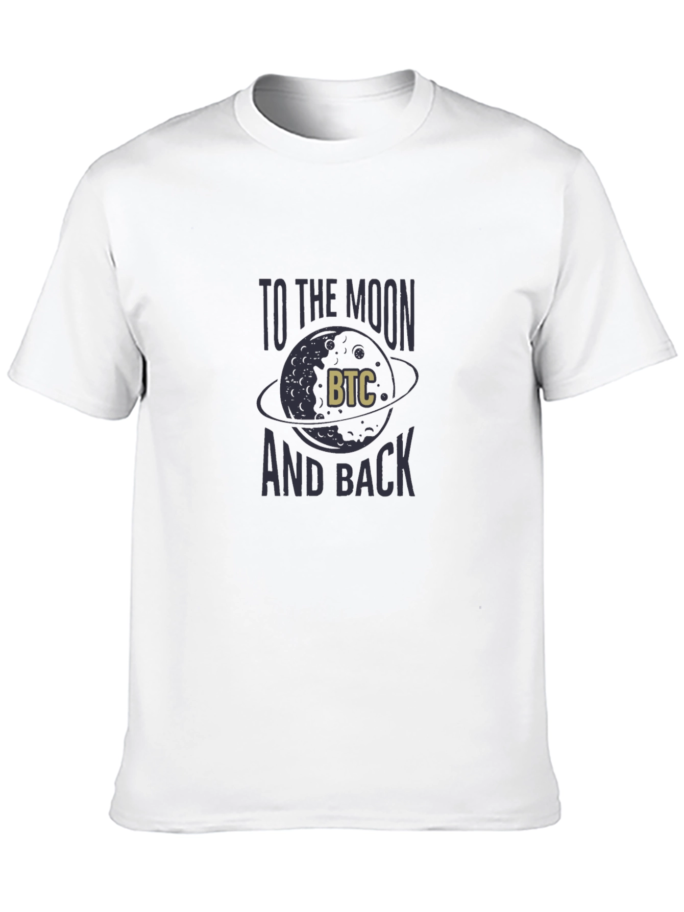 Bitcoin to the Moon Graphic T-Shirt