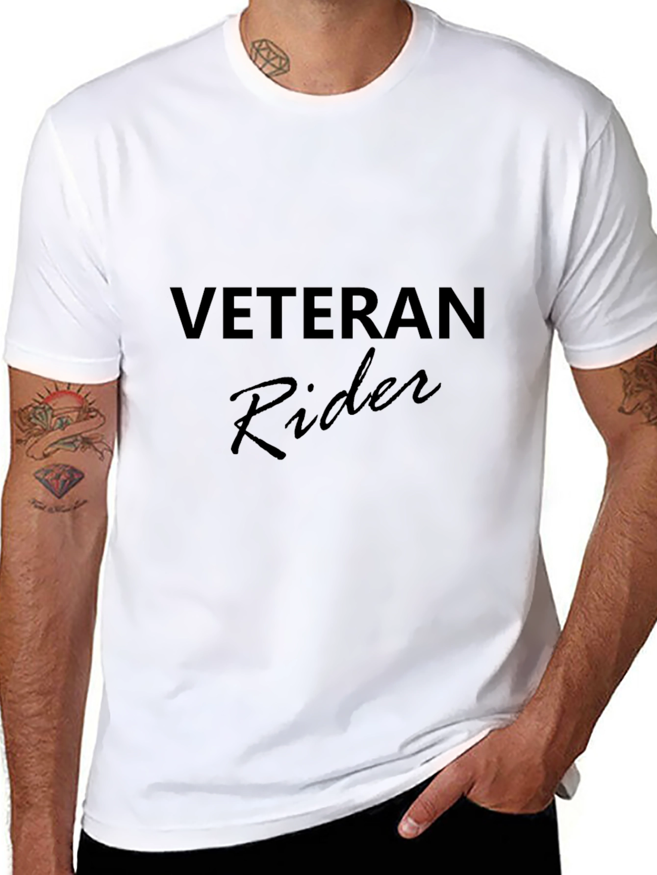 Veteran Rider Black T-Shirt