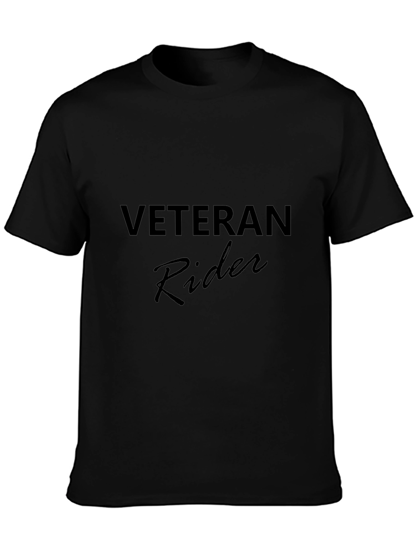 Veteran Rider Black T-Shirt