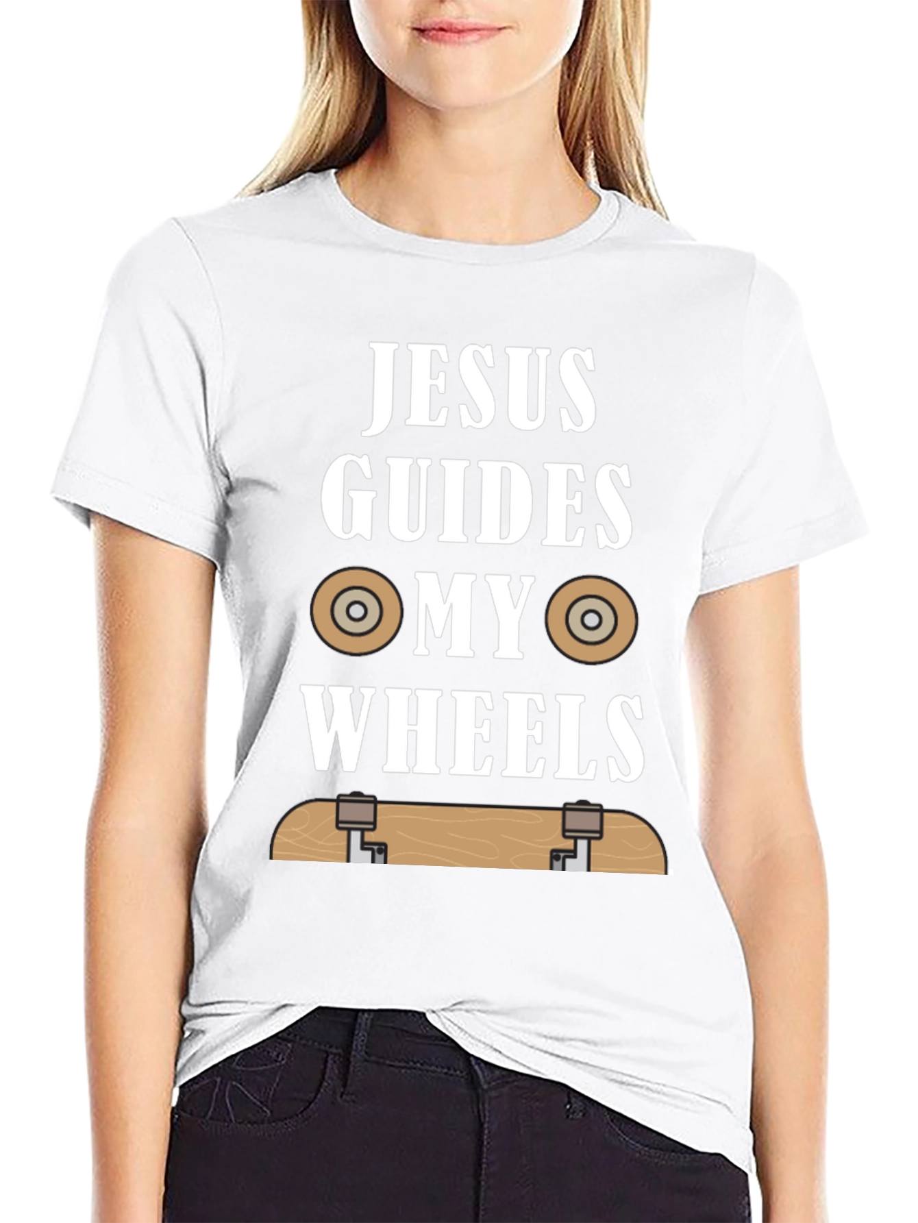 Jesus Guides My Wheels T-Shirt