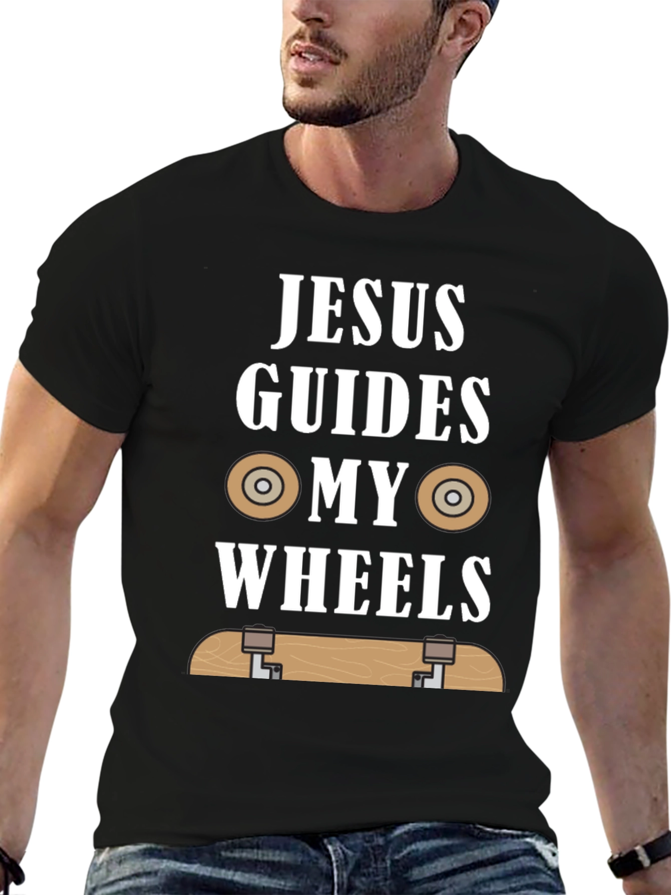 Jesus Guides My Wheels T-Shirt