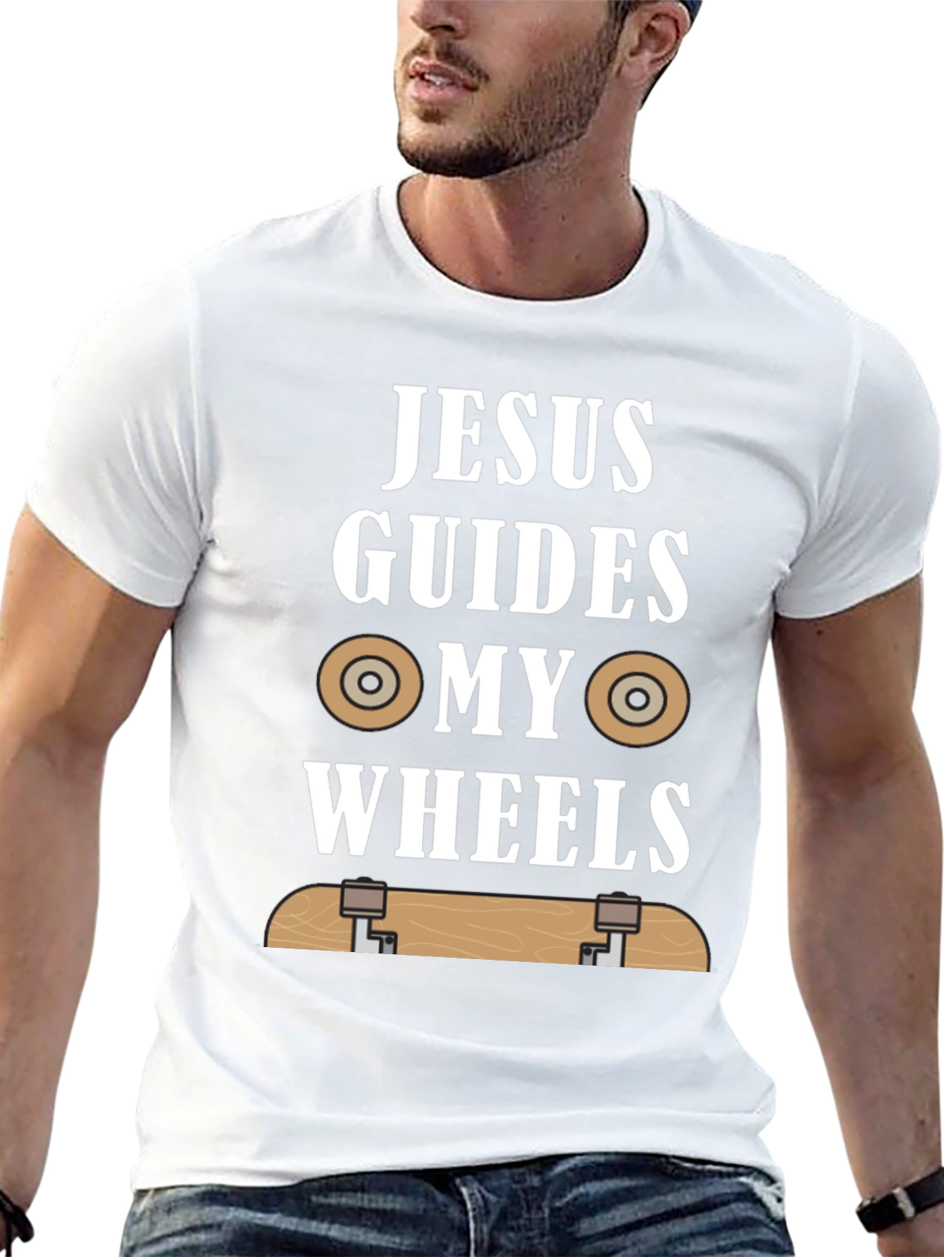 Jesus Guides My Wheels T-Shirt