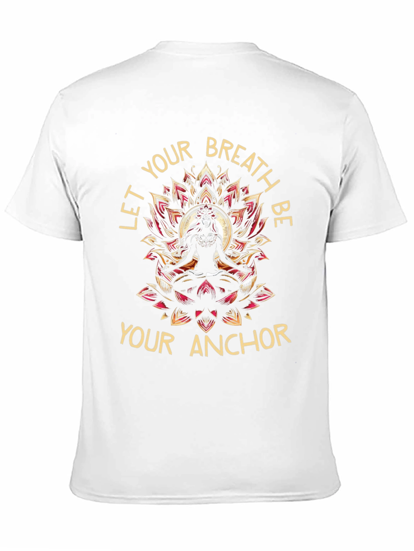 Breathe Anchor Graphic Tee - Meditation T-Shirt