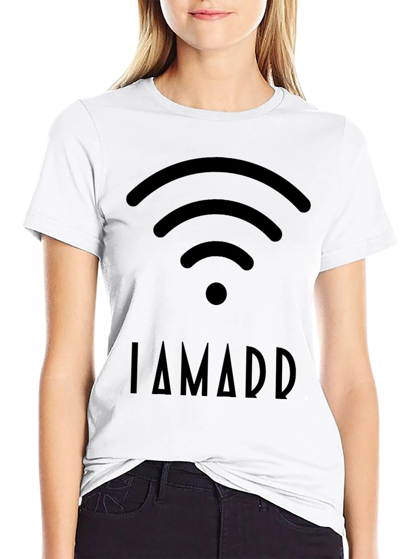 I AM ADD WiFi Humor T-Shirt - Black