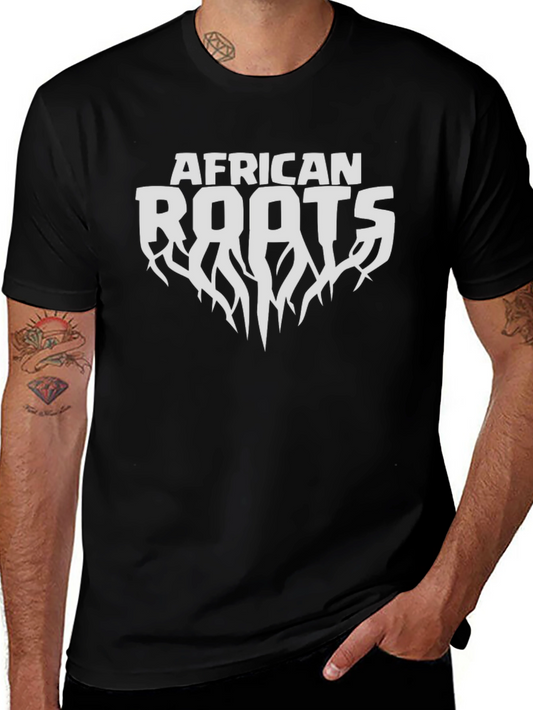 African Roots Black T-Shirt