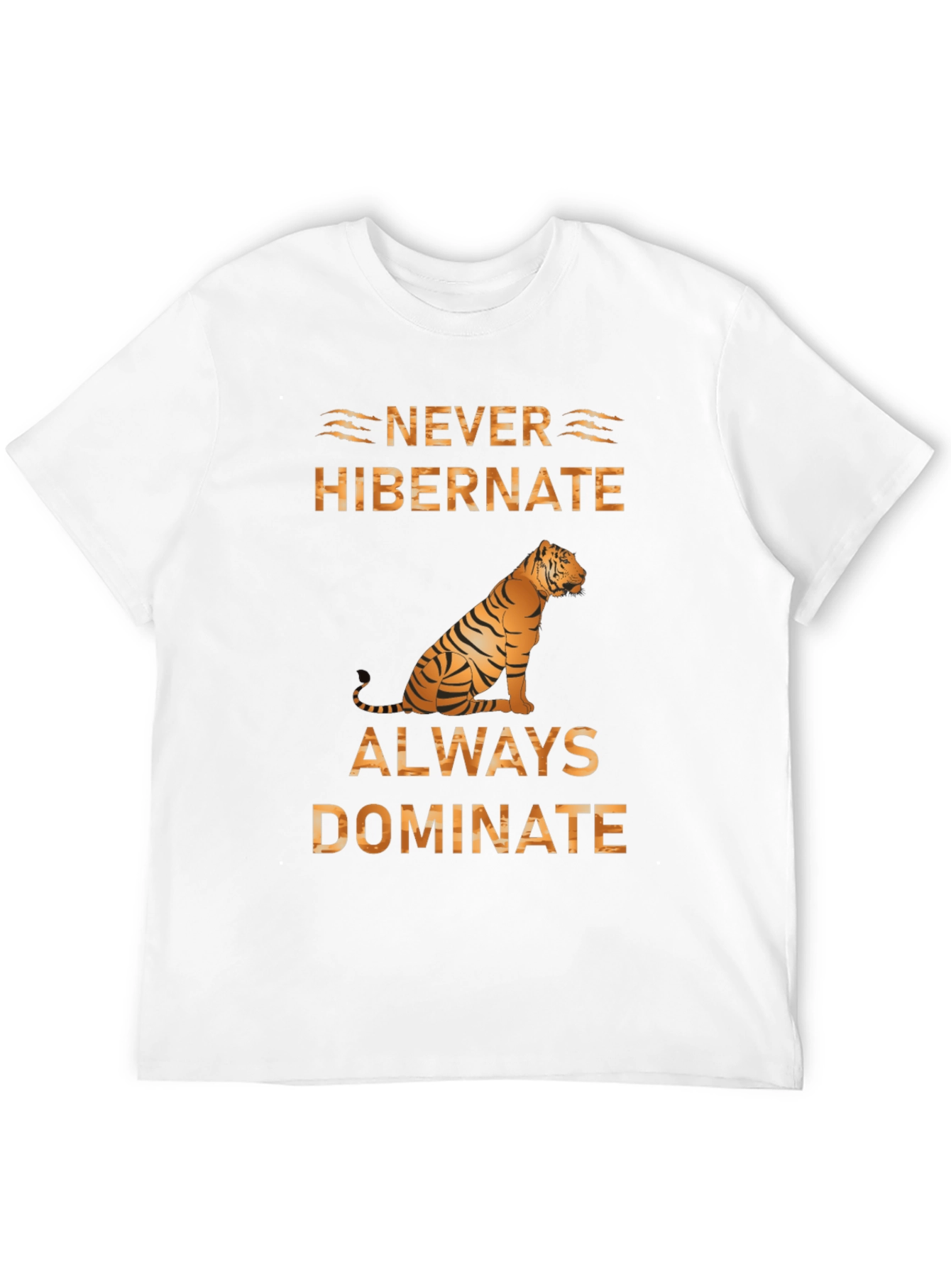 Never Hibernate Tiger Graphic Tee