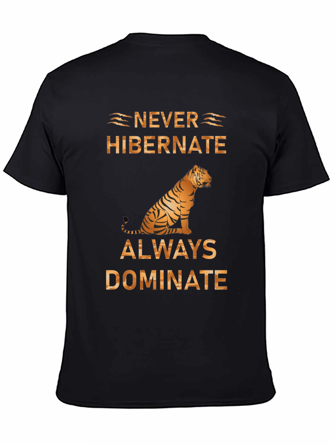 Never Hibernate Tiger Graphic Tee