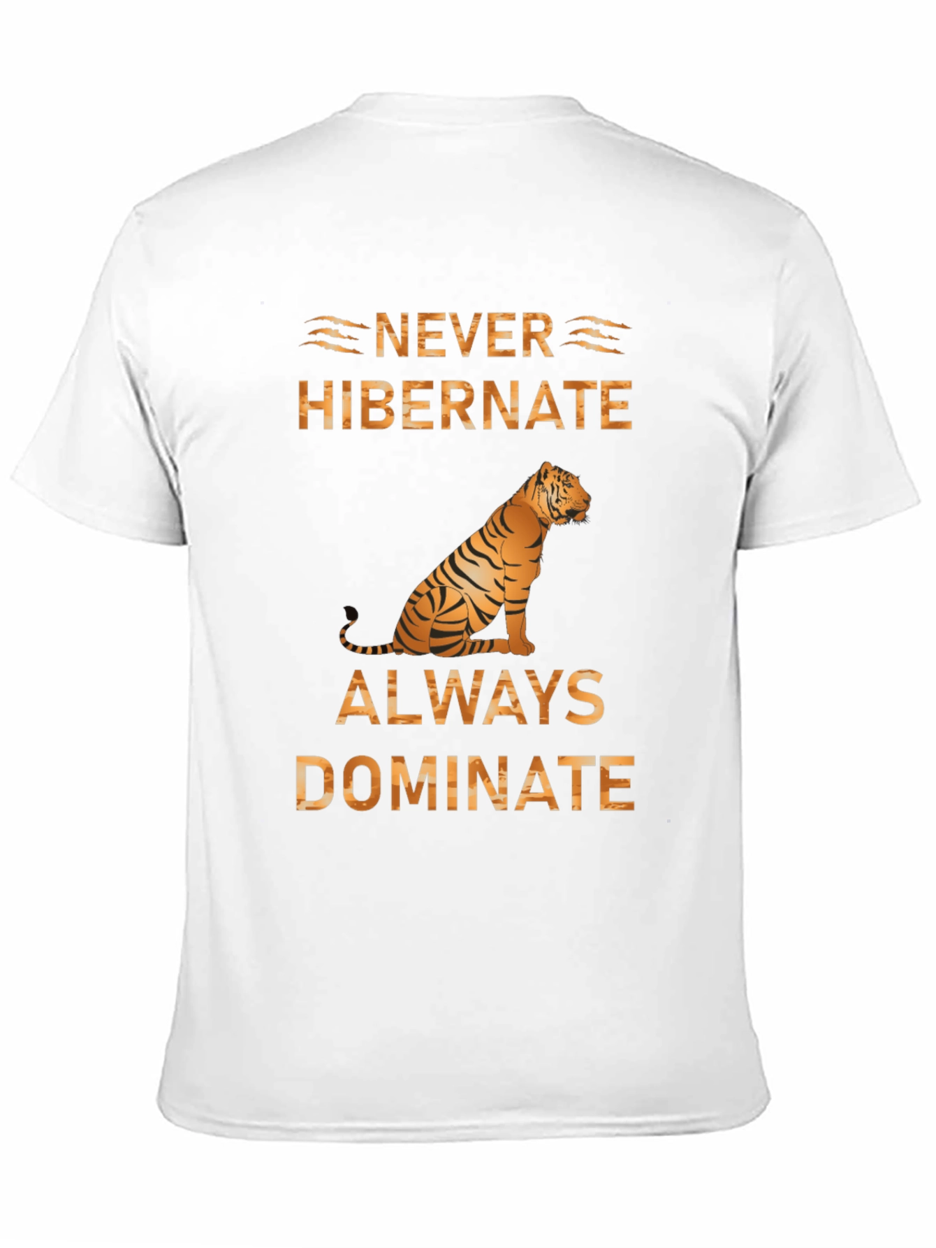 Never Hibernate Tiger Graphic Tee