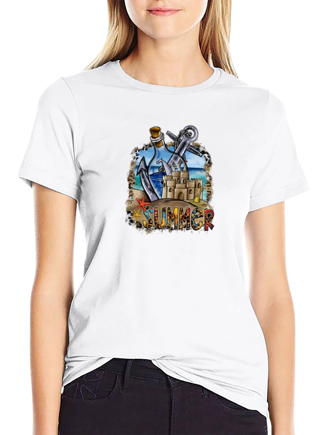 Summer Beach Anchor T-Shirt
