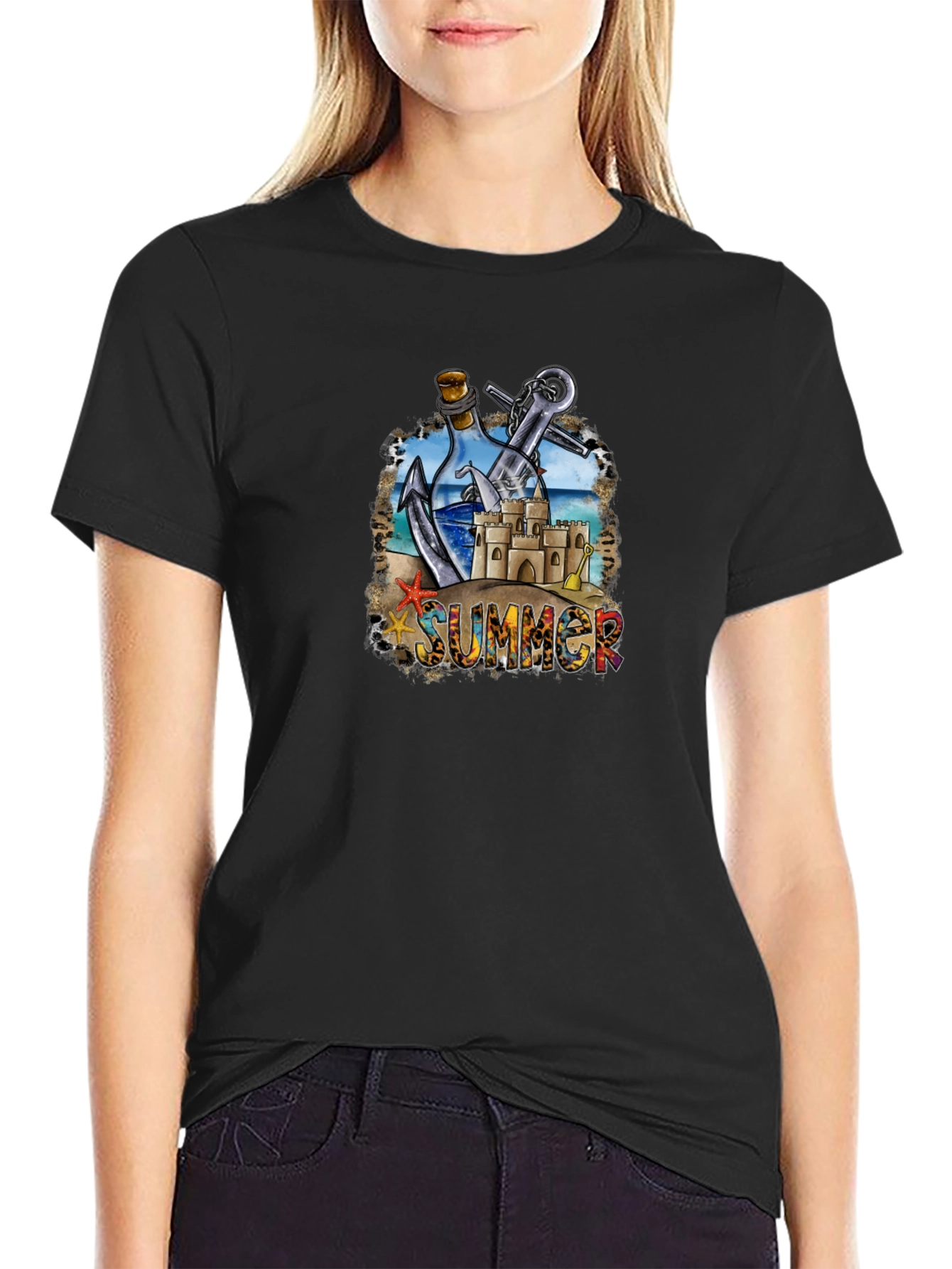 Summer Beach Anchor T-Shirt