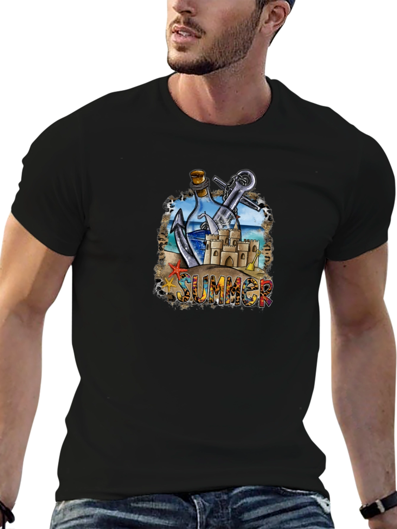 Summer Beach Anchor T-Shirt