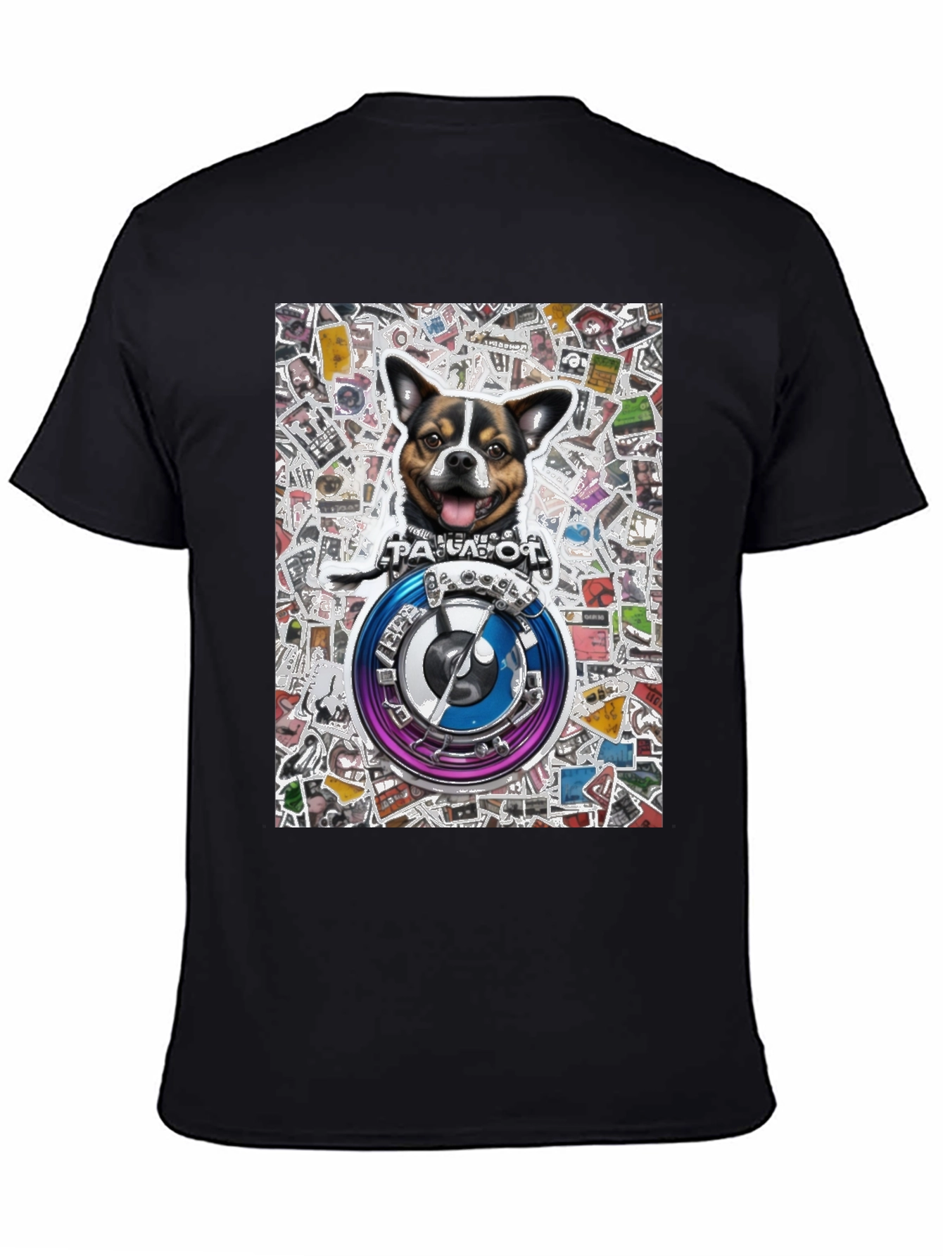 Dog Logo Graphic Tee - Stylish & Unique