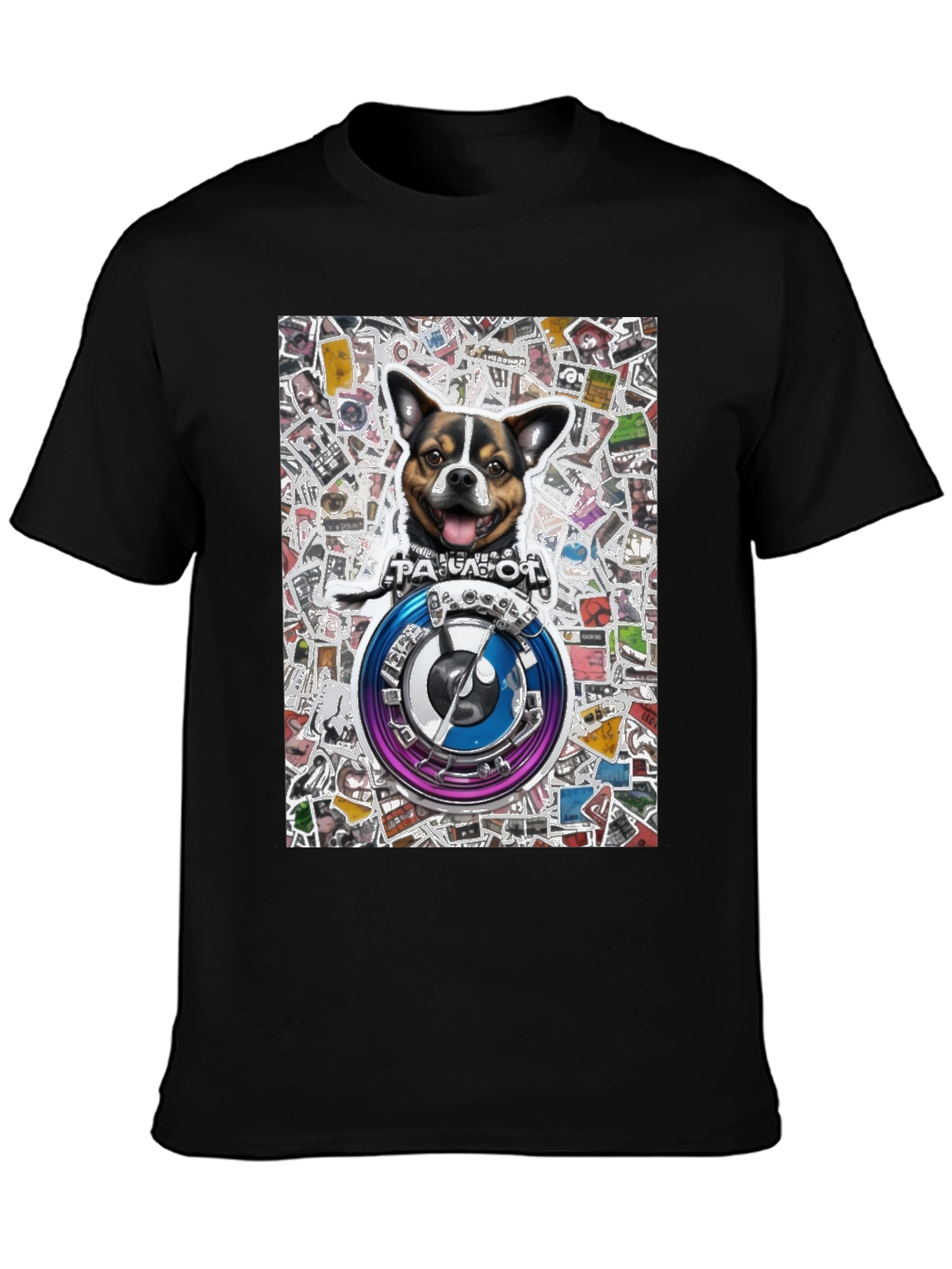 Dog Logo Graphic Tee - Stylish & Unique