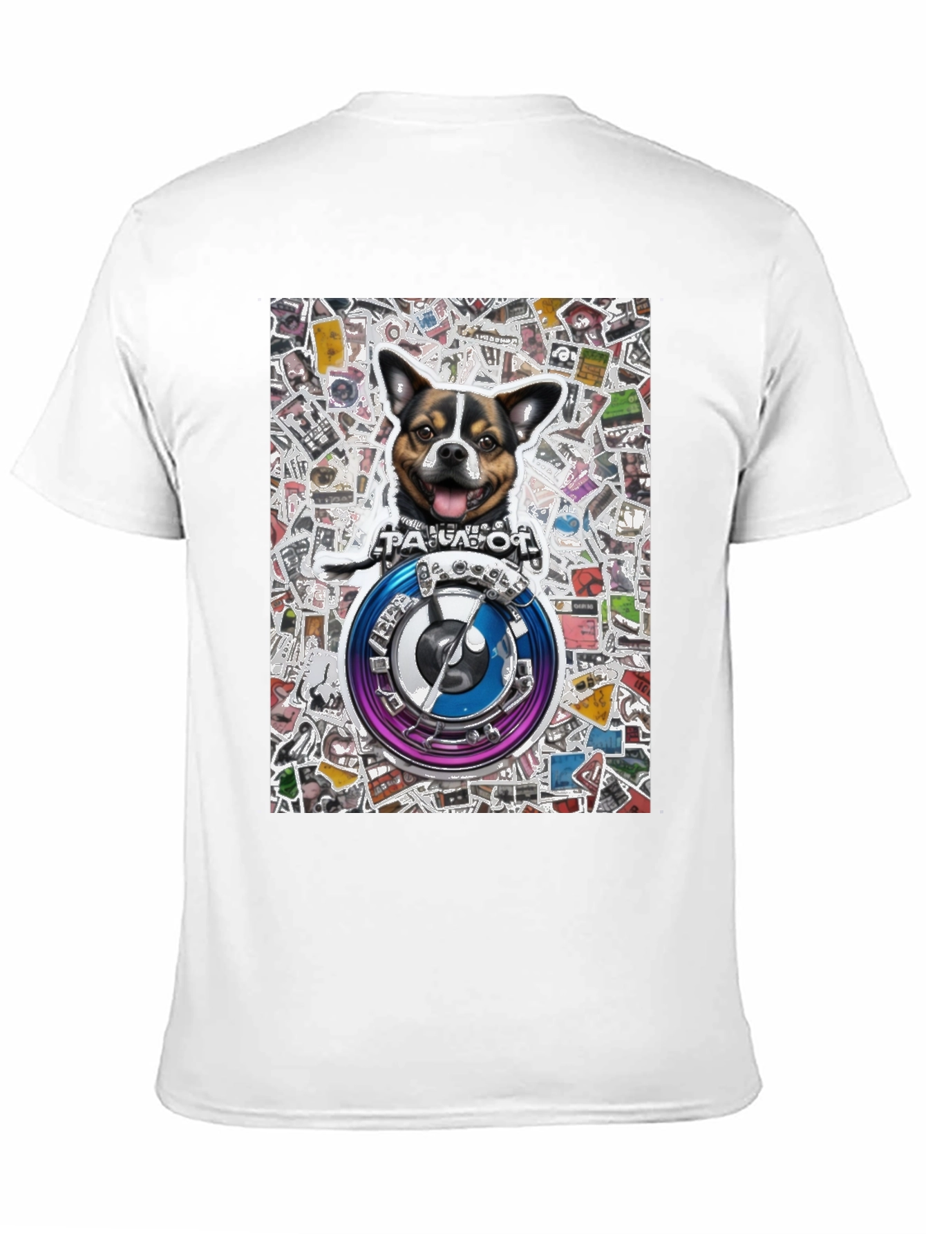 Dog Logo Graphic Tee - Stylish & Unique