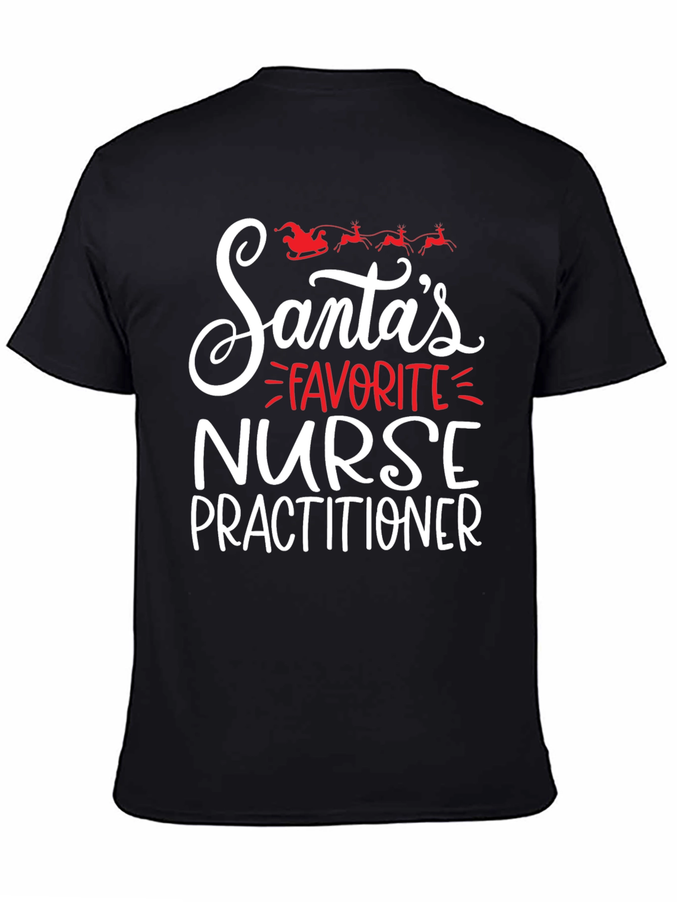 Santas Favorite Nurse Practitioner T-Shirt