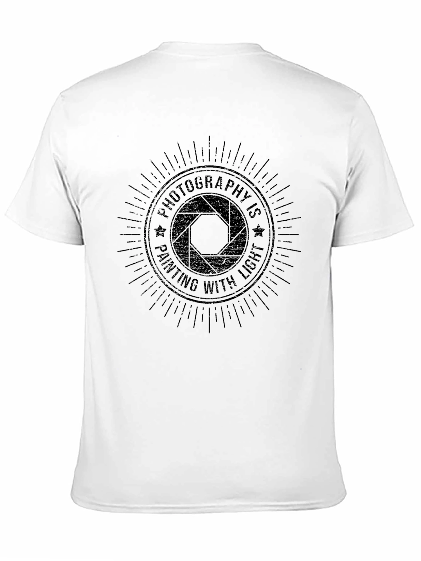 Photography is Painting with Light Black T-Shirt