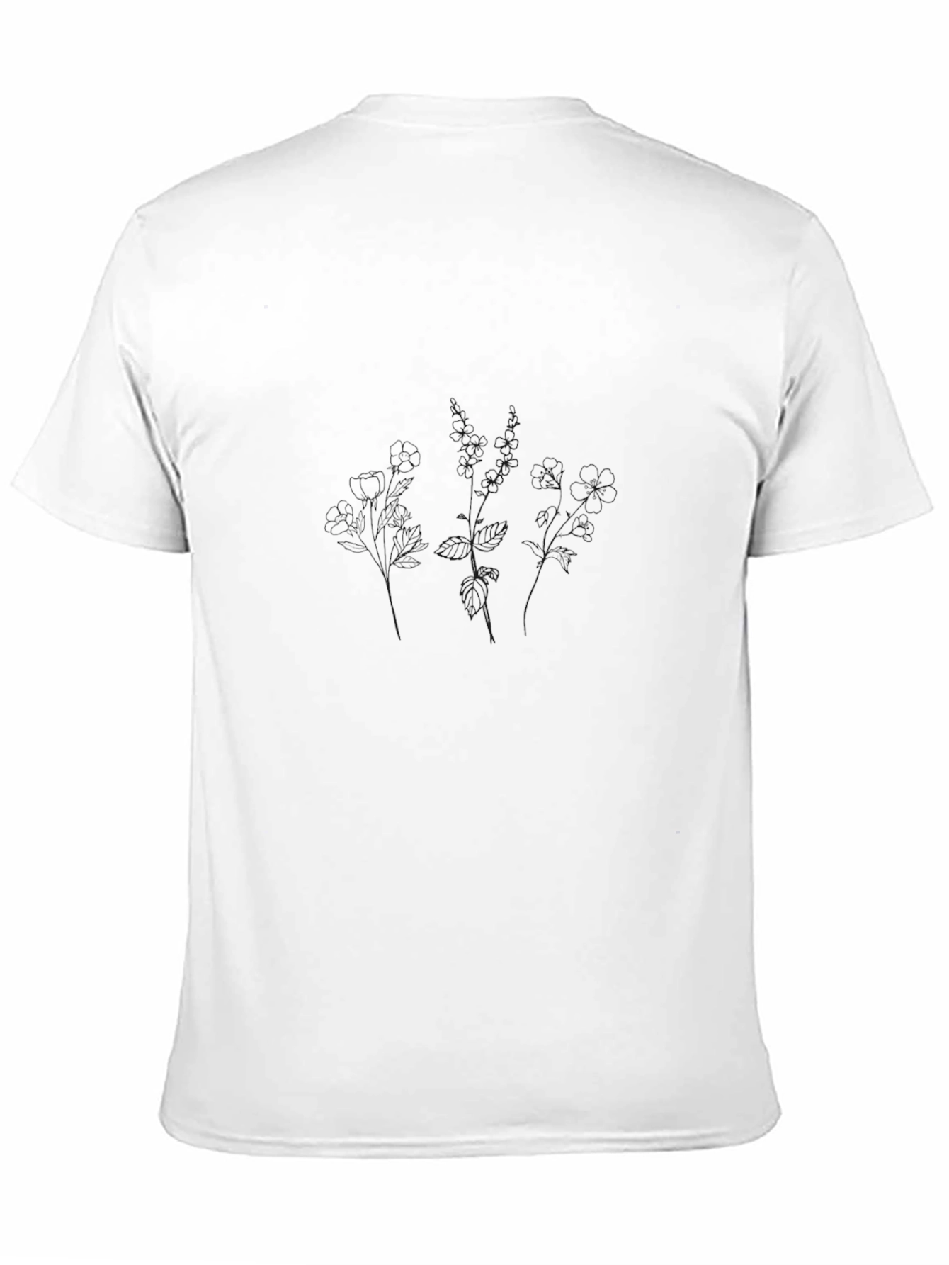 Mens Classic Black Crew Neck T-Shirt