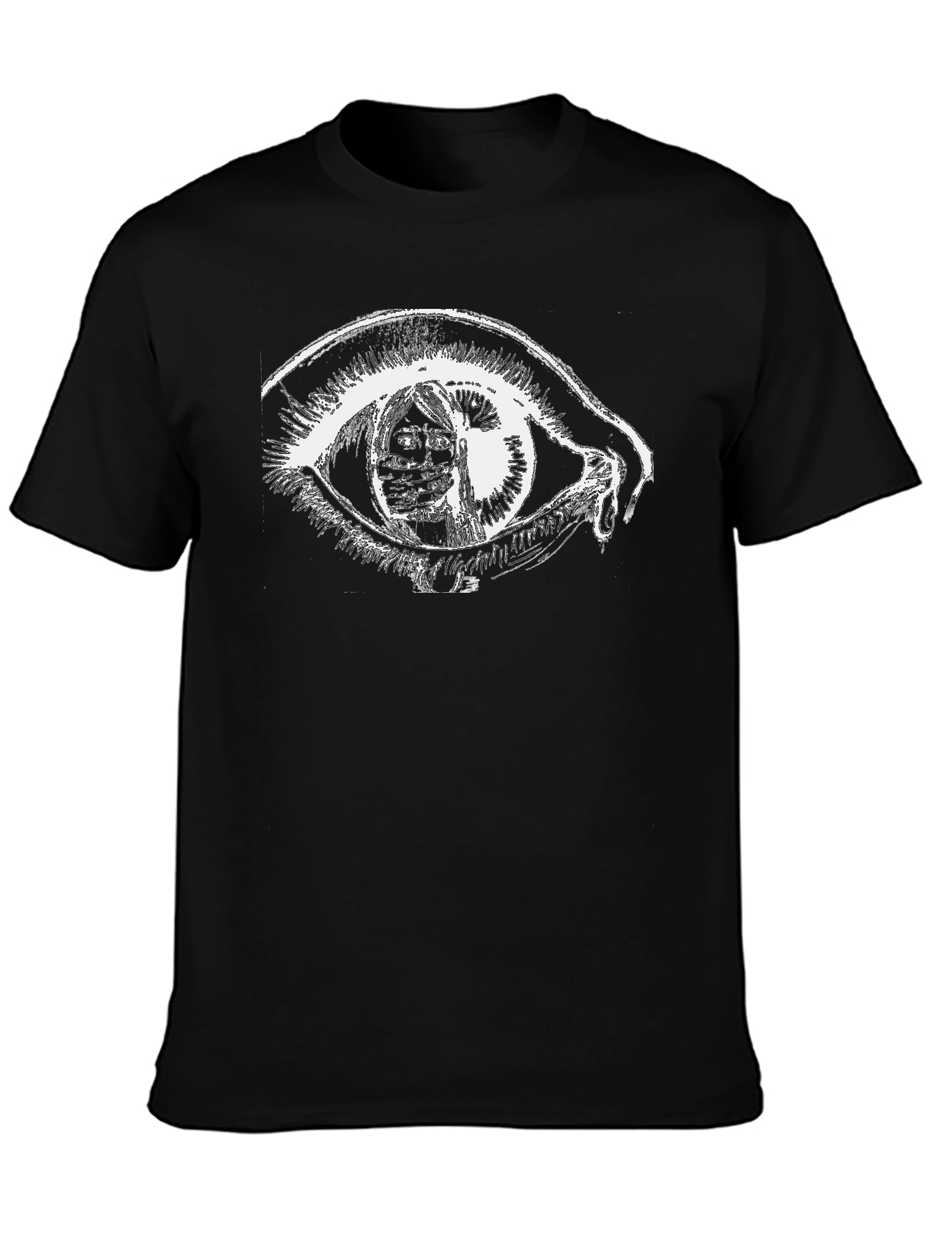 Eye Graphic Black T-Shirt