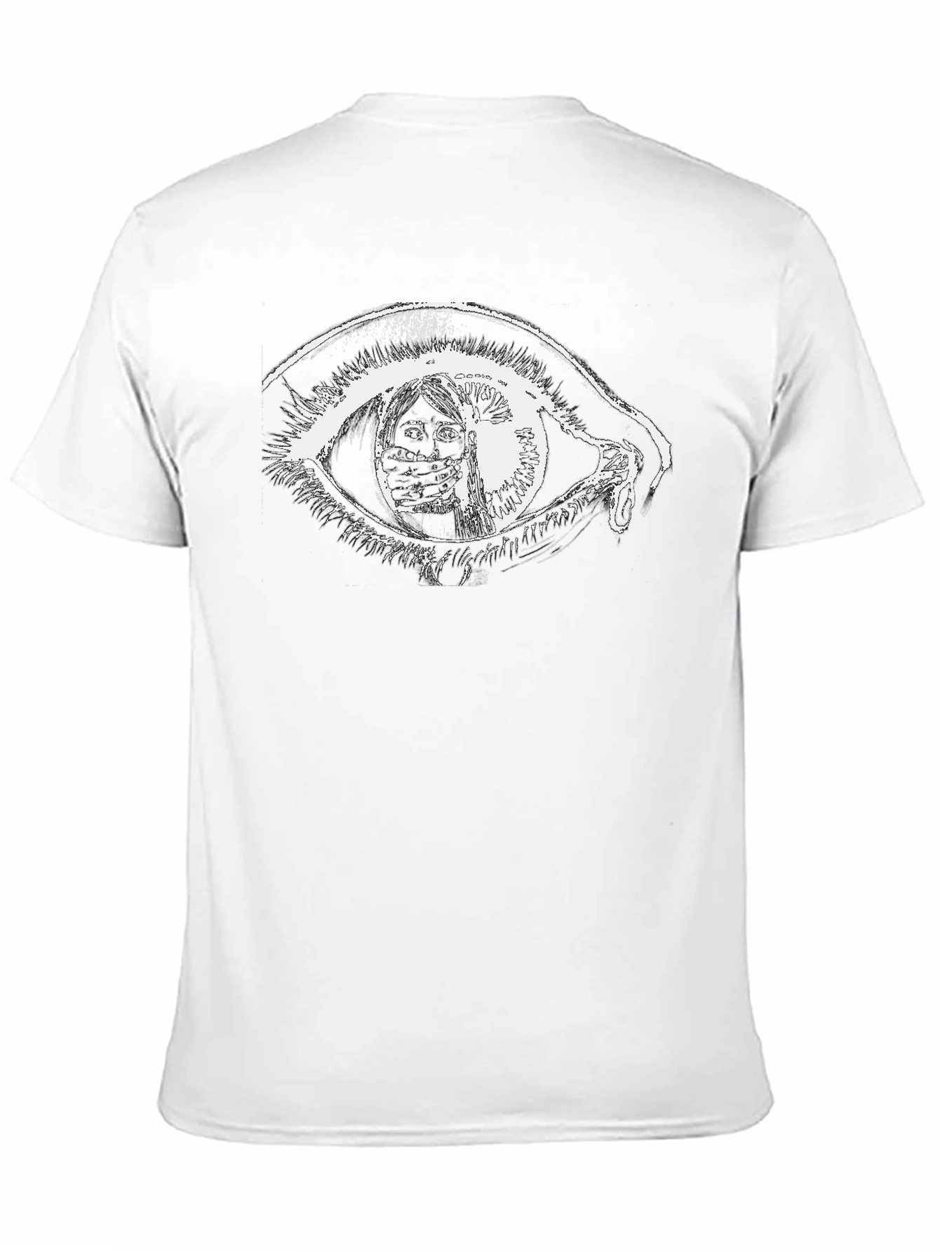 Eye Graphic Black T-Shirt