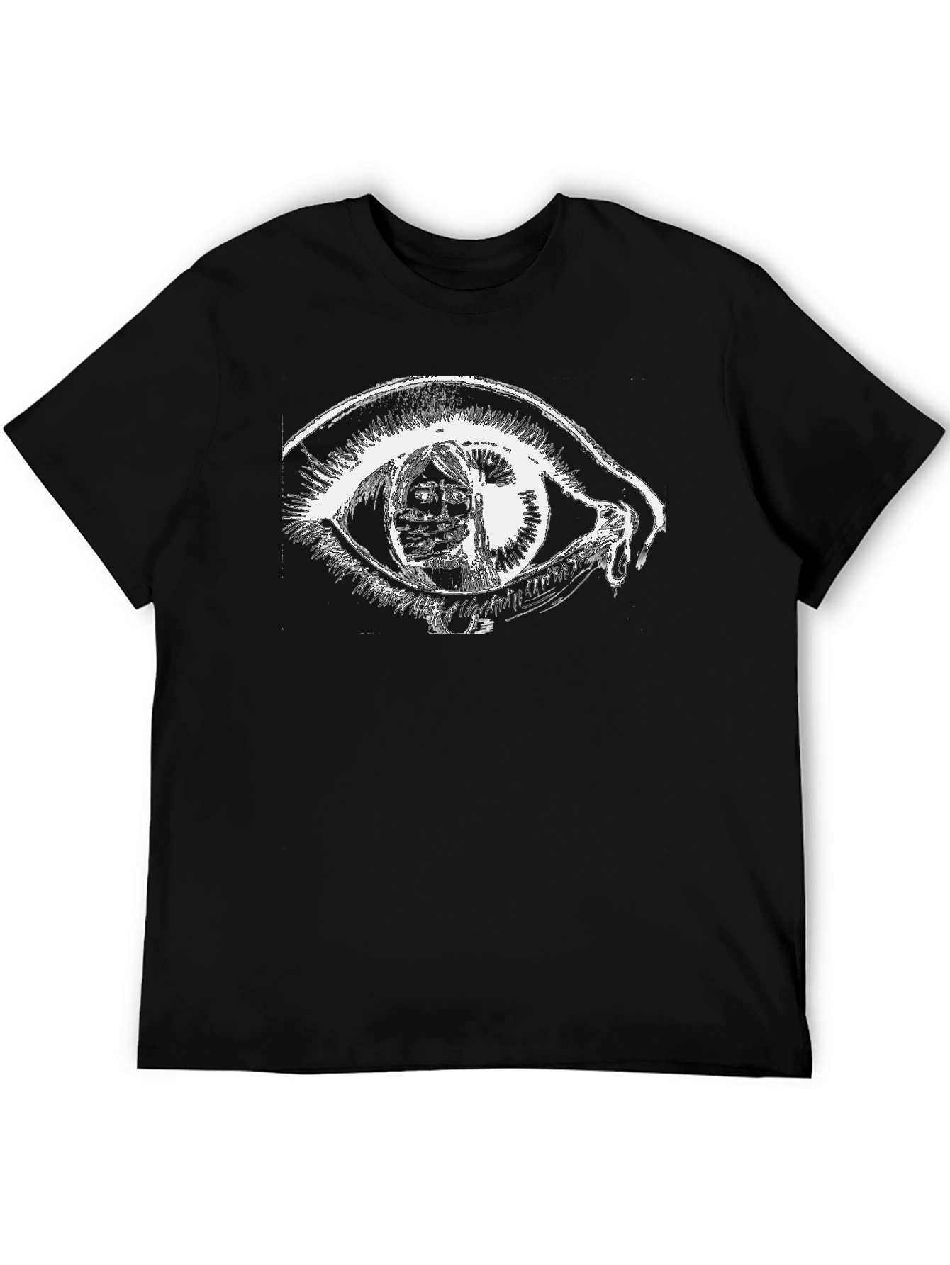 Eye Graphic Black T-Shirt