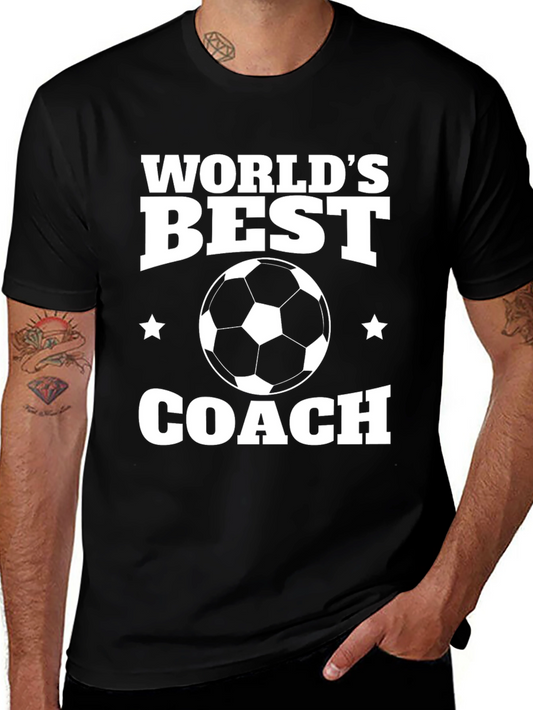 Worlds Best Coach Soccer T-Shirt